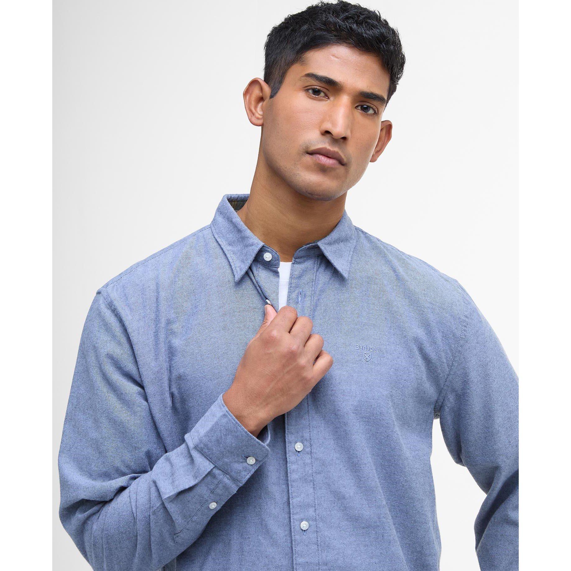 Sky BL32 - Barbour - Sealane Relaxed Long-Sleeved Shirt - 3