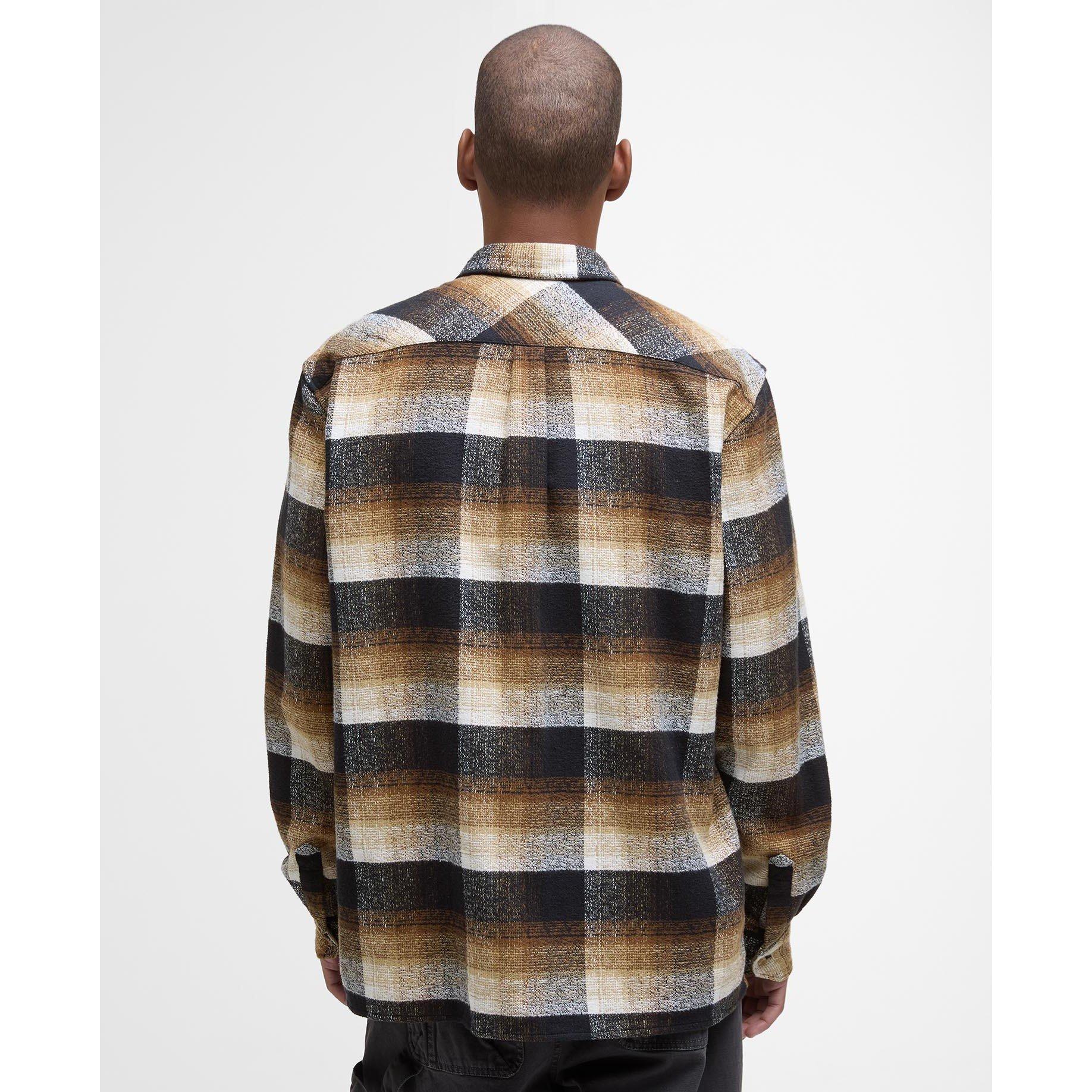 Black BK31 - Barbour - Men's B.Li Woodfort Long Sleeve Patterned Shirt - 2