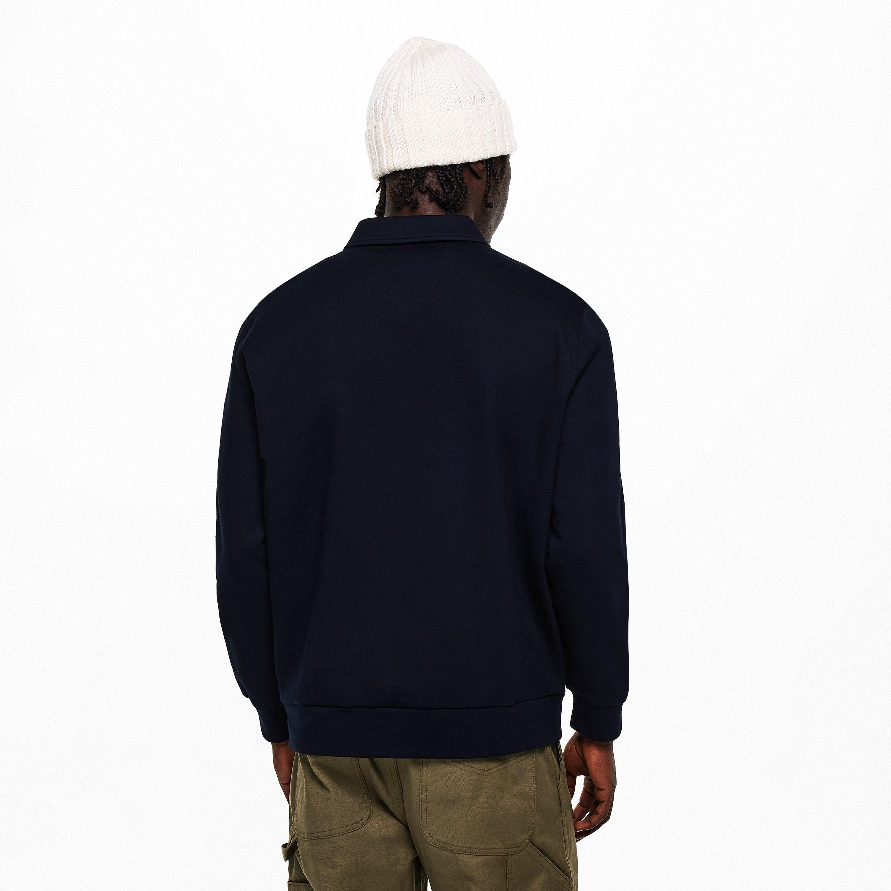 Moncler Men's Edit Zipped Quarter Zip Fleece | Flannels