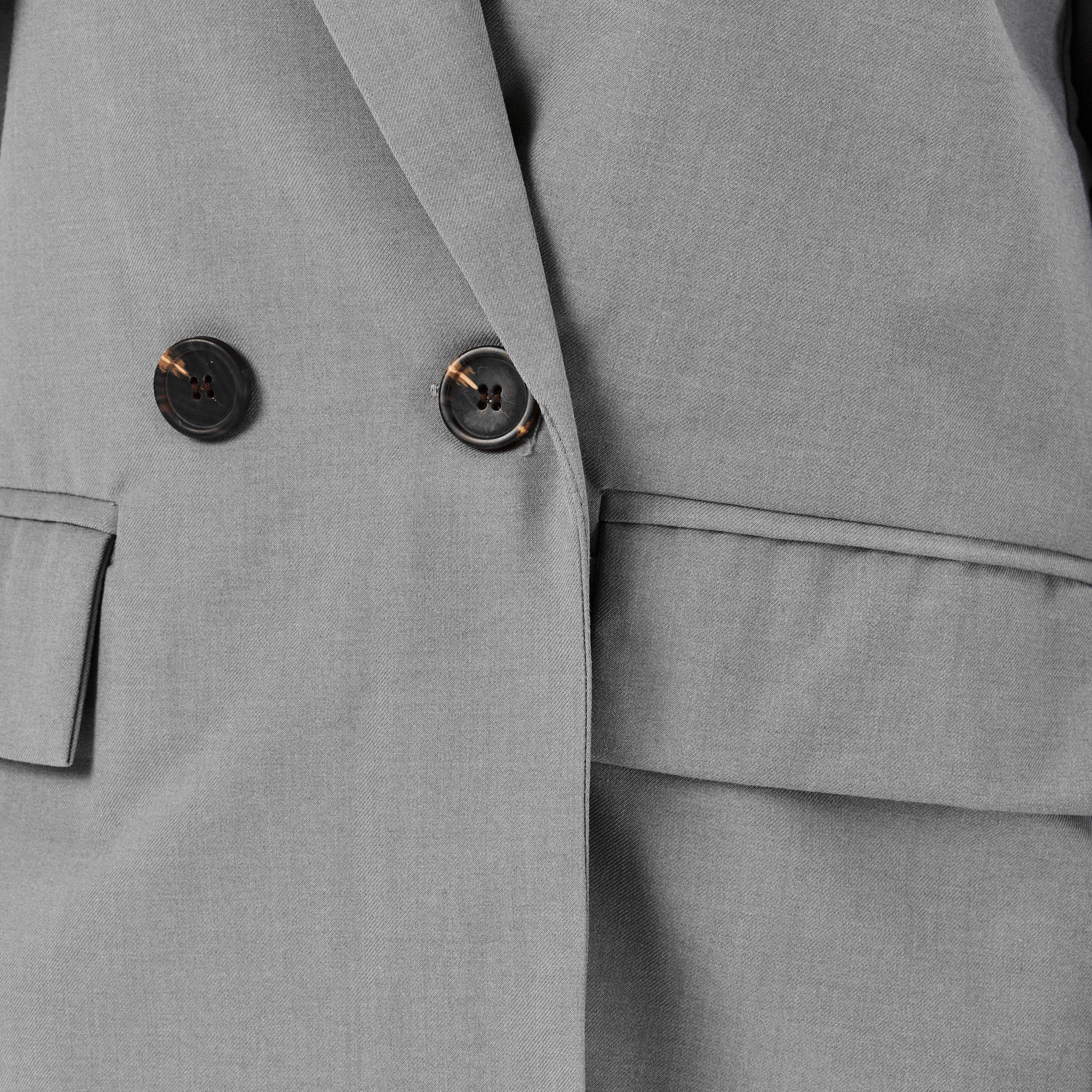 Grijs - Missy Empire - Oversized Tailored Blazer Womens - 5