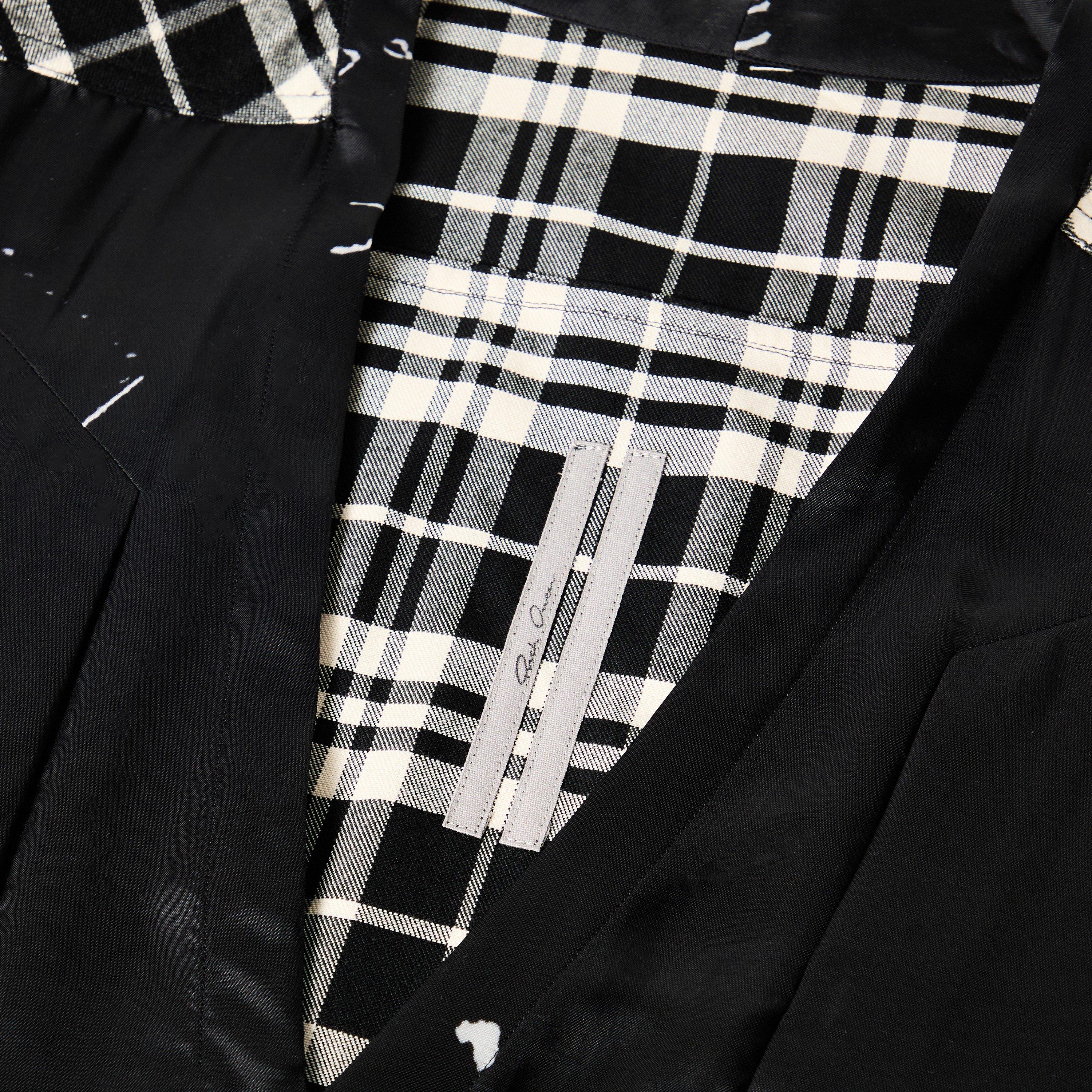 Black - Rick Owens - Men's Larry Patterned Long Sleeve Shirt - 5