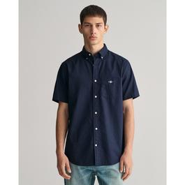 Gant Regular Fit Classic Oxford Short Sleeve Shirt