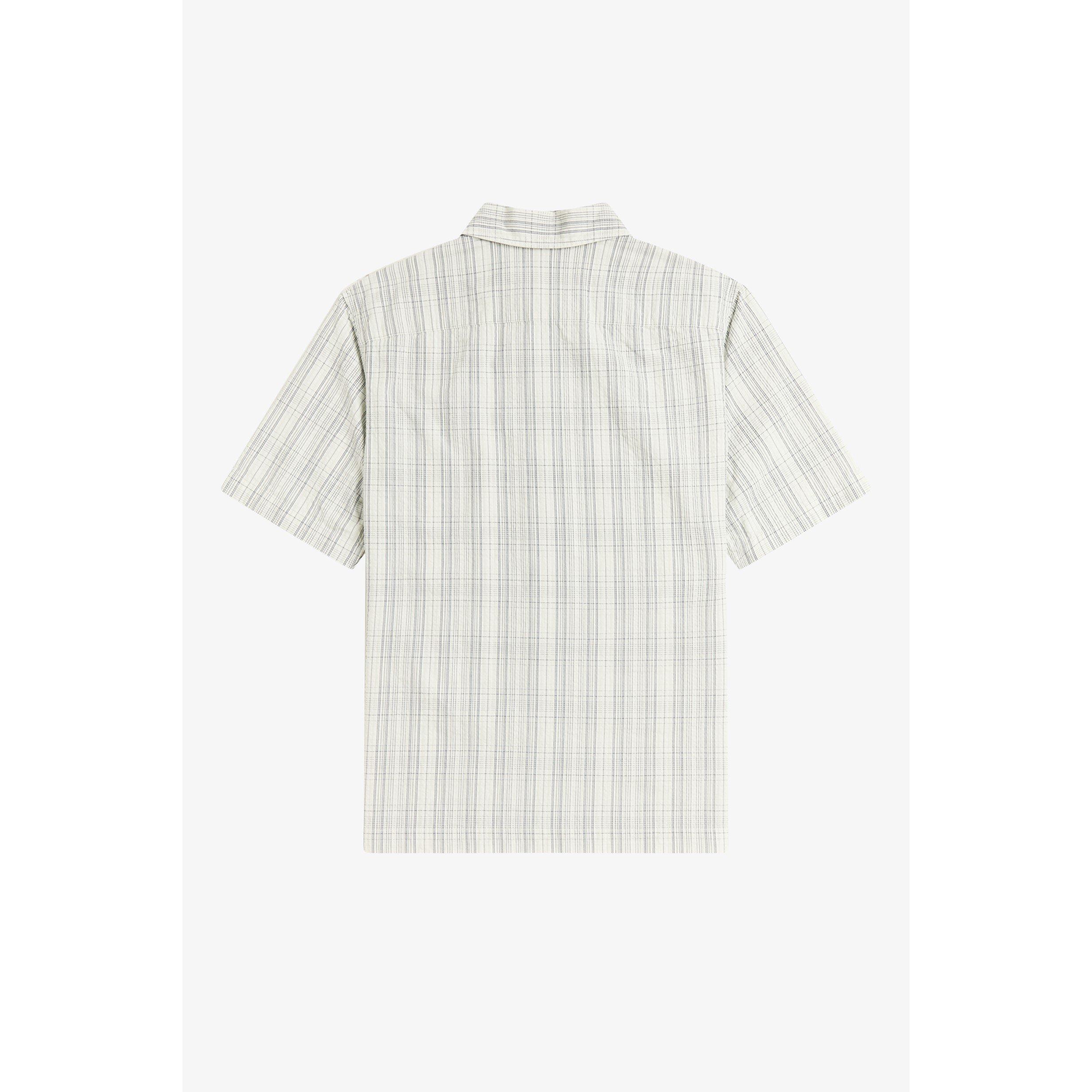 Ecru 560 - Fred Perry - Men's Patterned Short Sleeve Shirt - 2