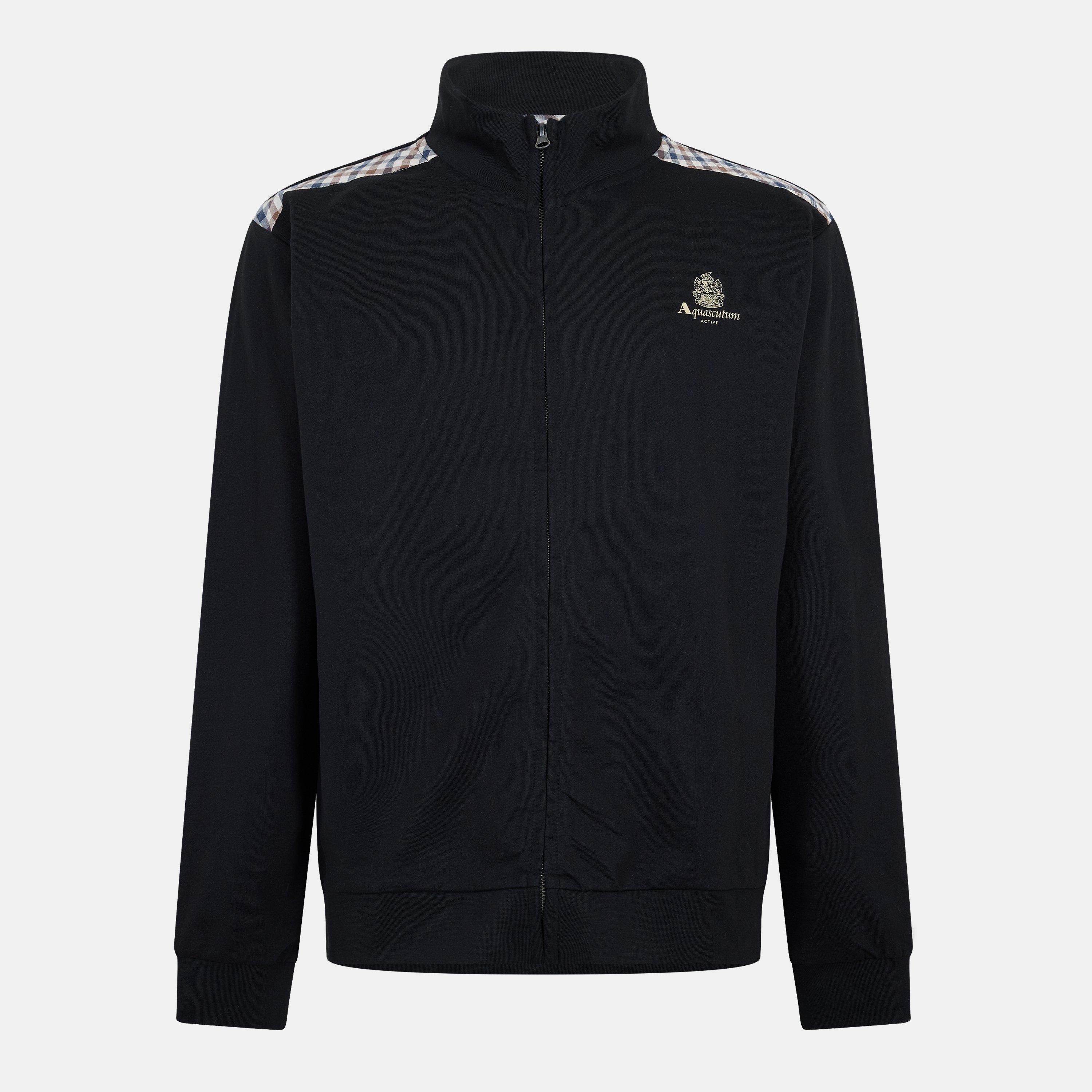 Black - Aquascutum - Men's AquAct Full-Zip Fleece - 1