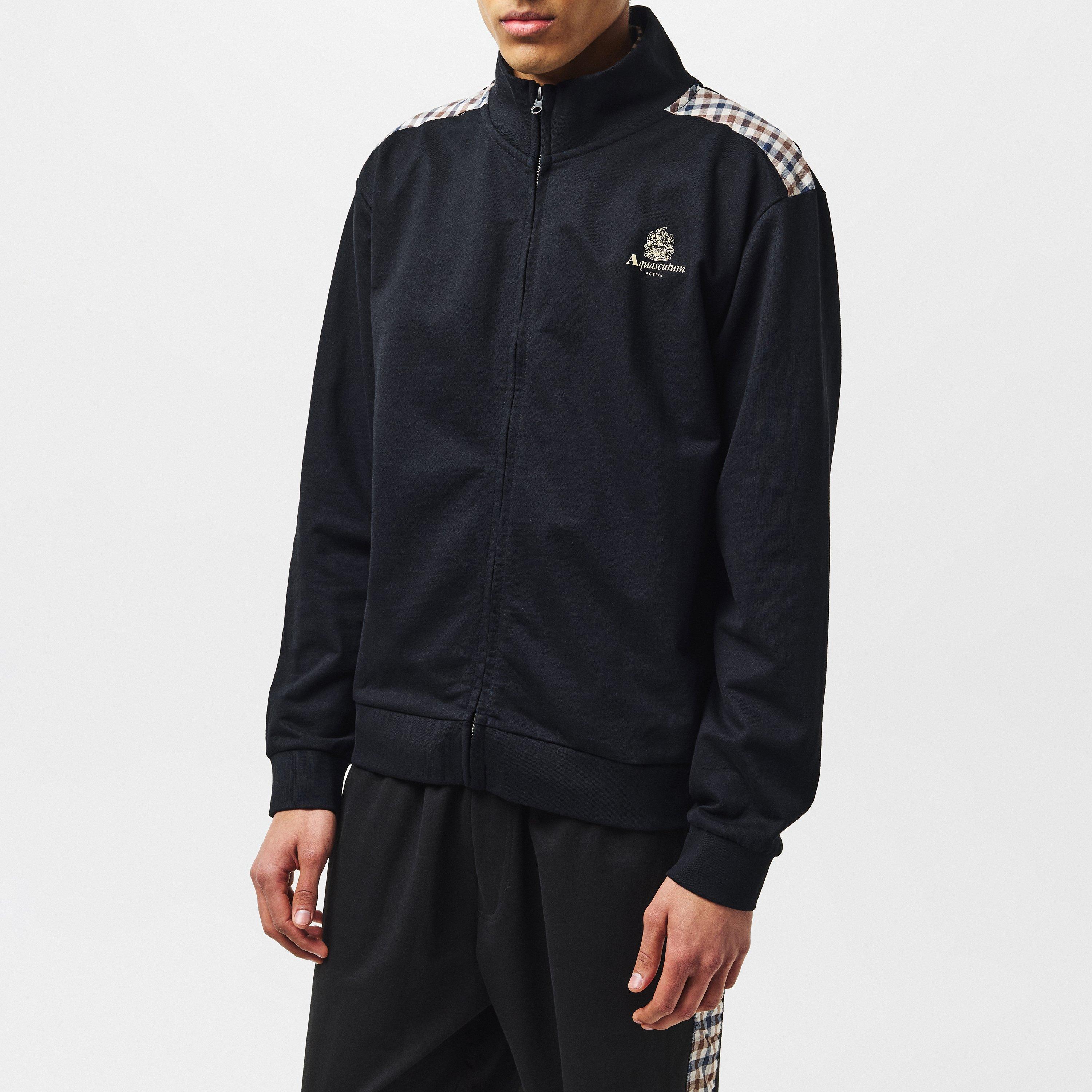 Black - Aquascutum - Men's AquAct Full-Zip Fleece - 3