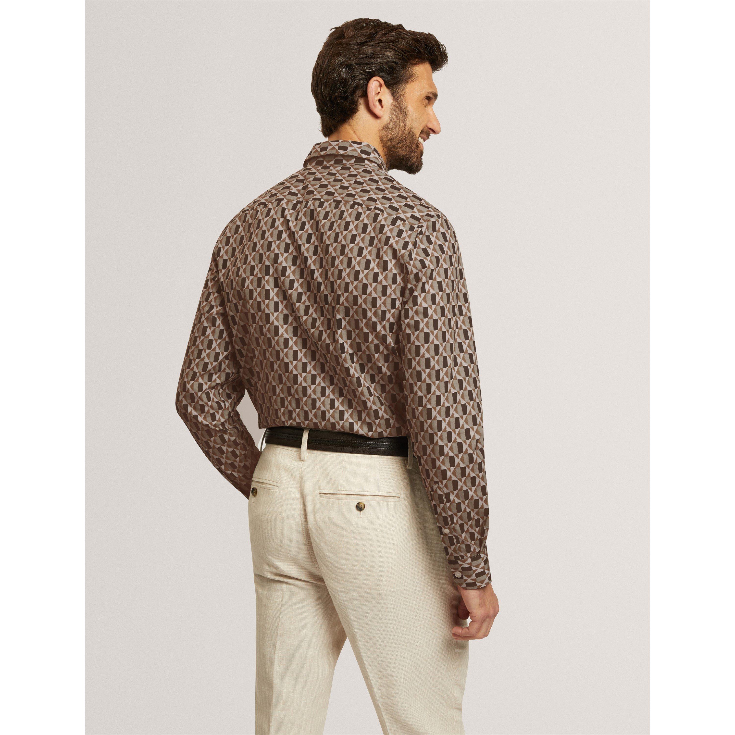 Olive - Ted Baker - Ted Reg Fit Shirt Sn71 - 5
