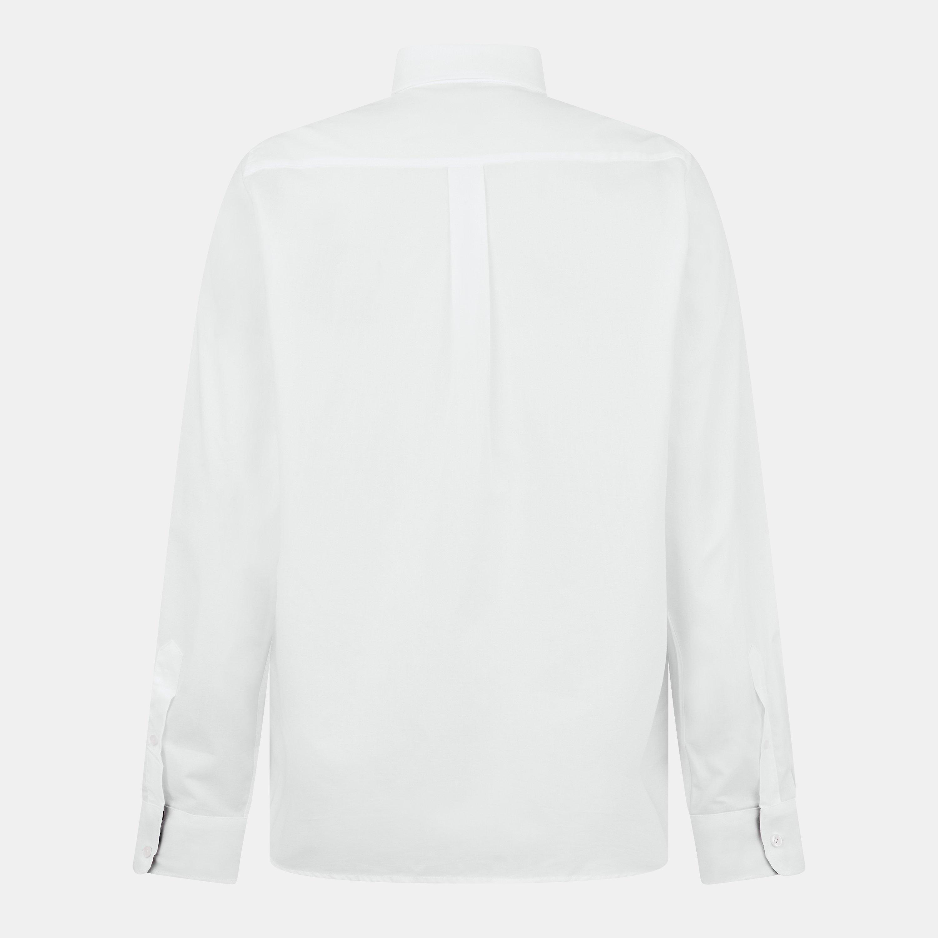 White - Aquascutum - Men's Long-Sleeve Plain Shirt - 2