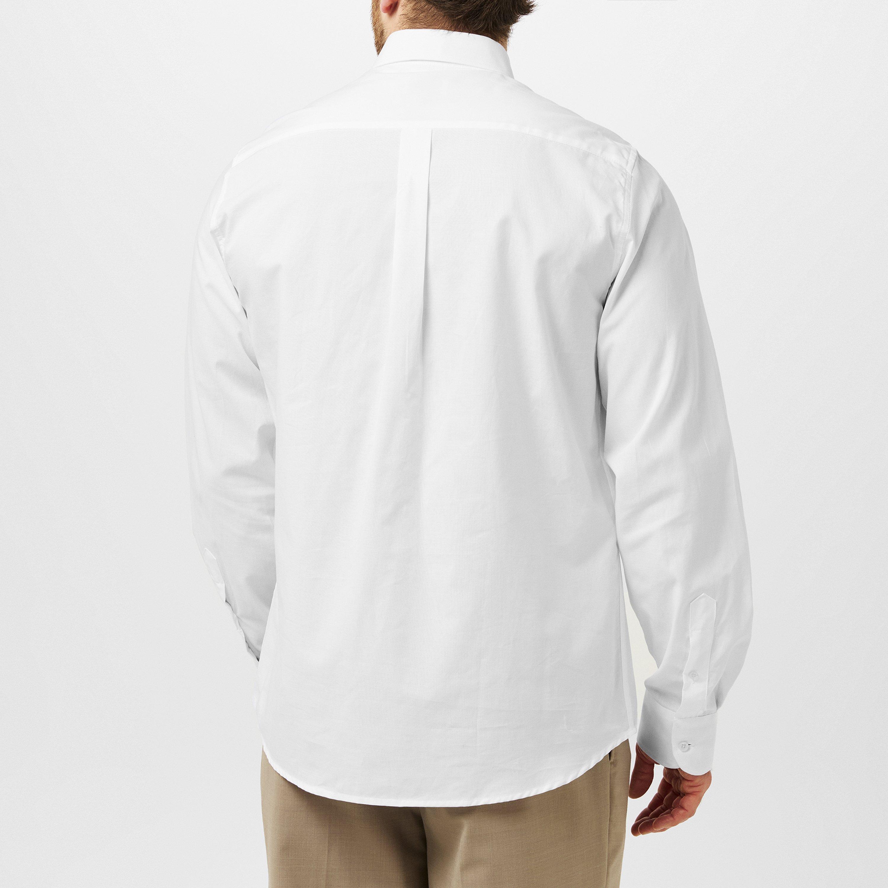 White - Aquascutum - Men's Long-Sleeve Plain Shirt - 4