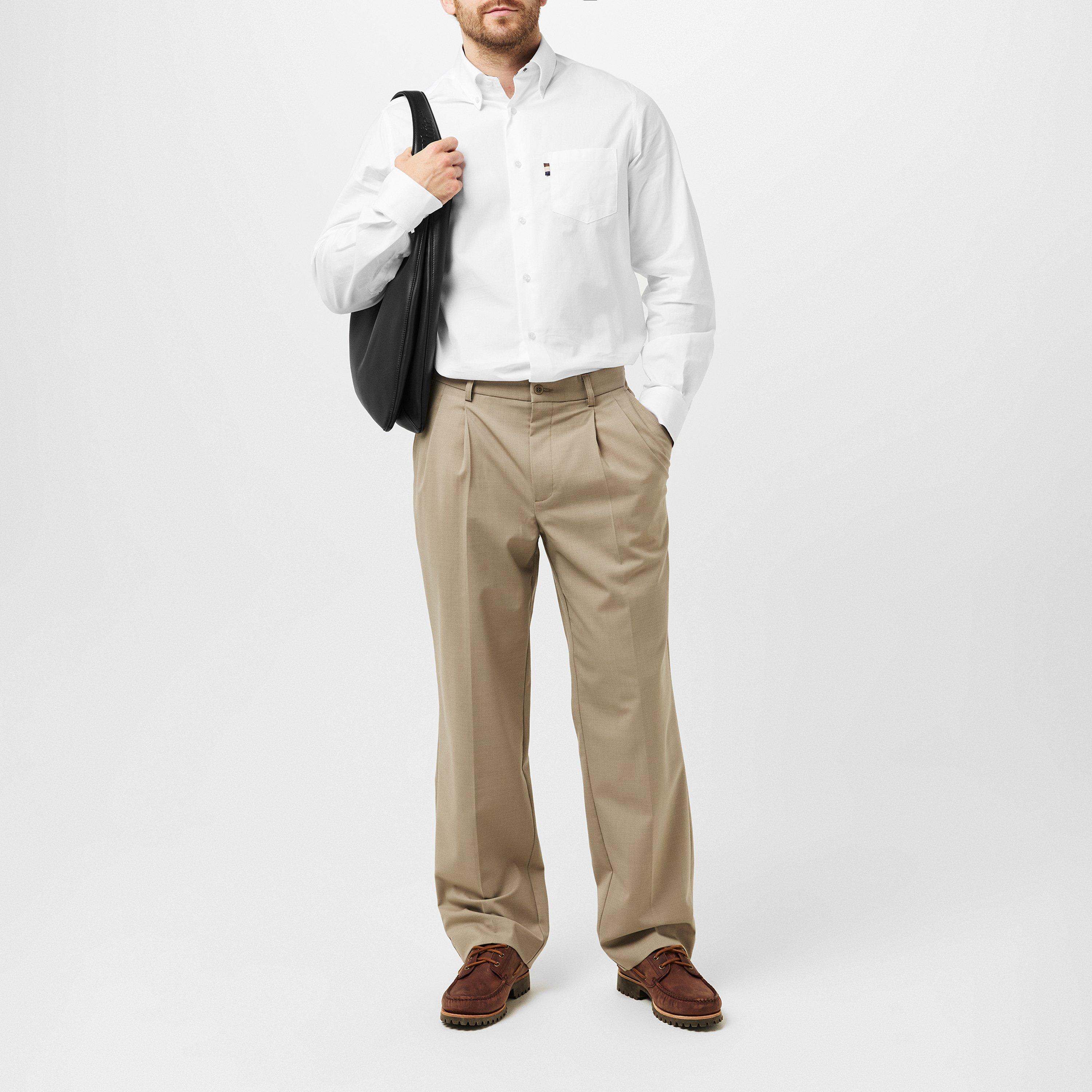 White - Aquascutum - Men's Long-Sleeve Plain Shirt - 6