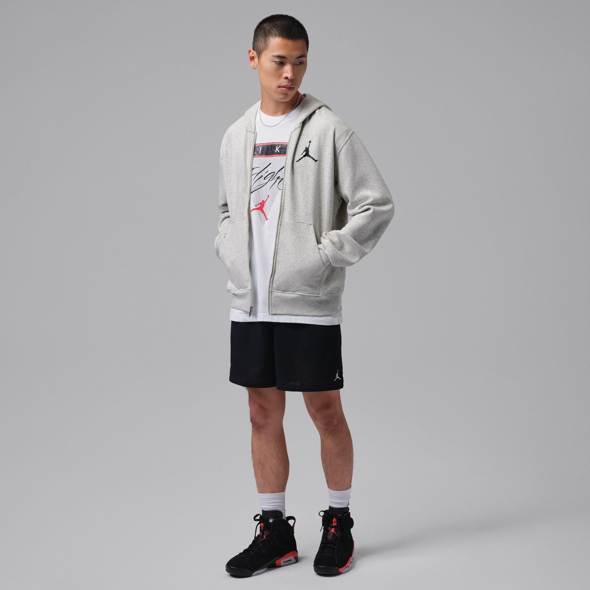 Grijs/Zwart - Air Jordan - Jordan Jump Flc FZ Sn71 - 7