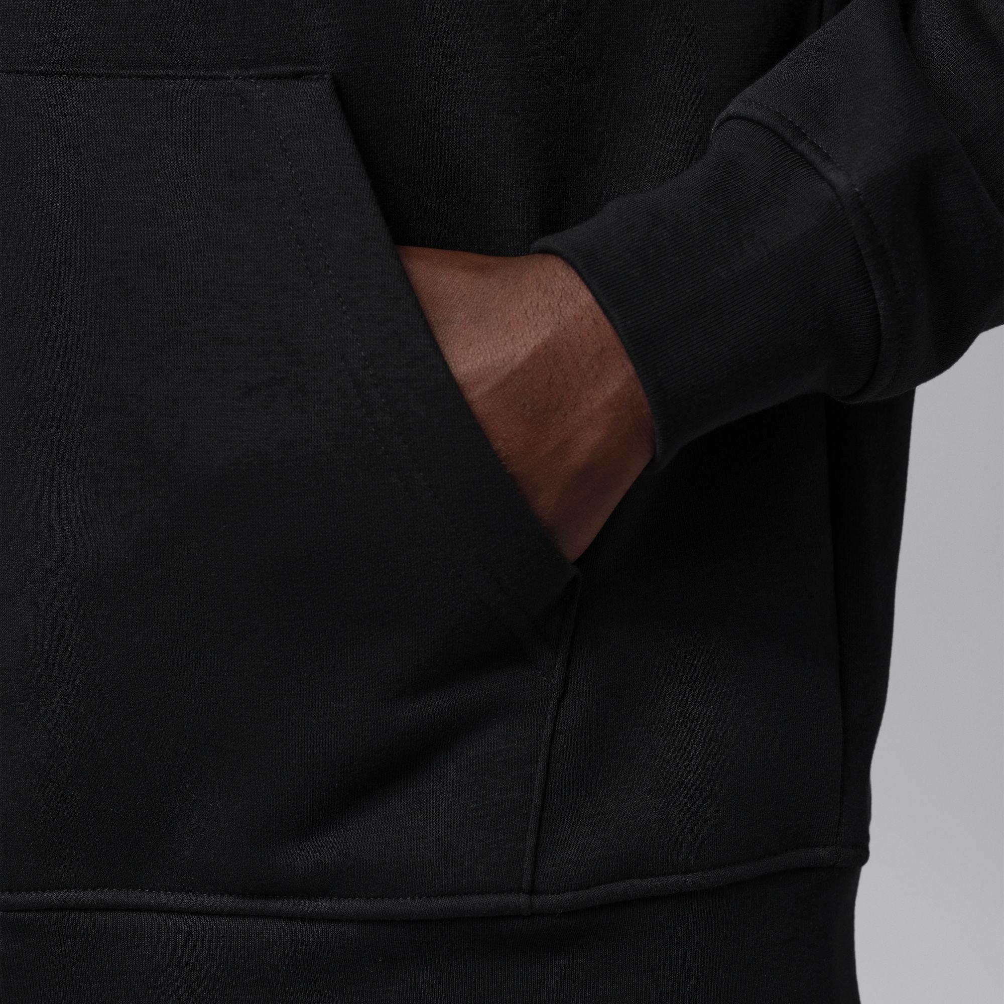 Zwart/Gym Rood - Air Jordan - Men's Jump Teddy Fleece Regular-Fit Full-Zip Fleece Top - 5