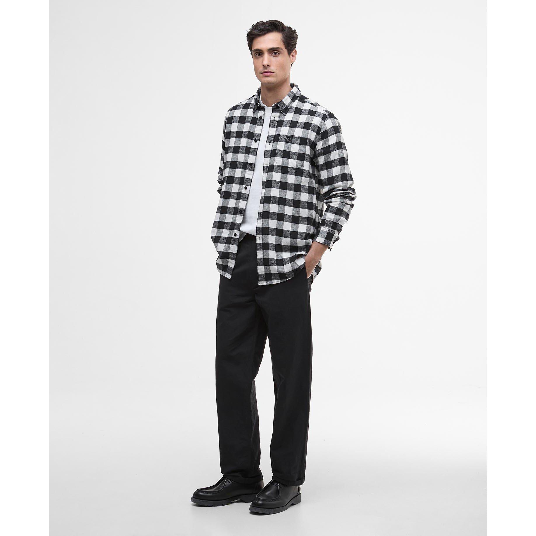 Black BK11 - Barbour International - Blackstreak Check Shirt - 6