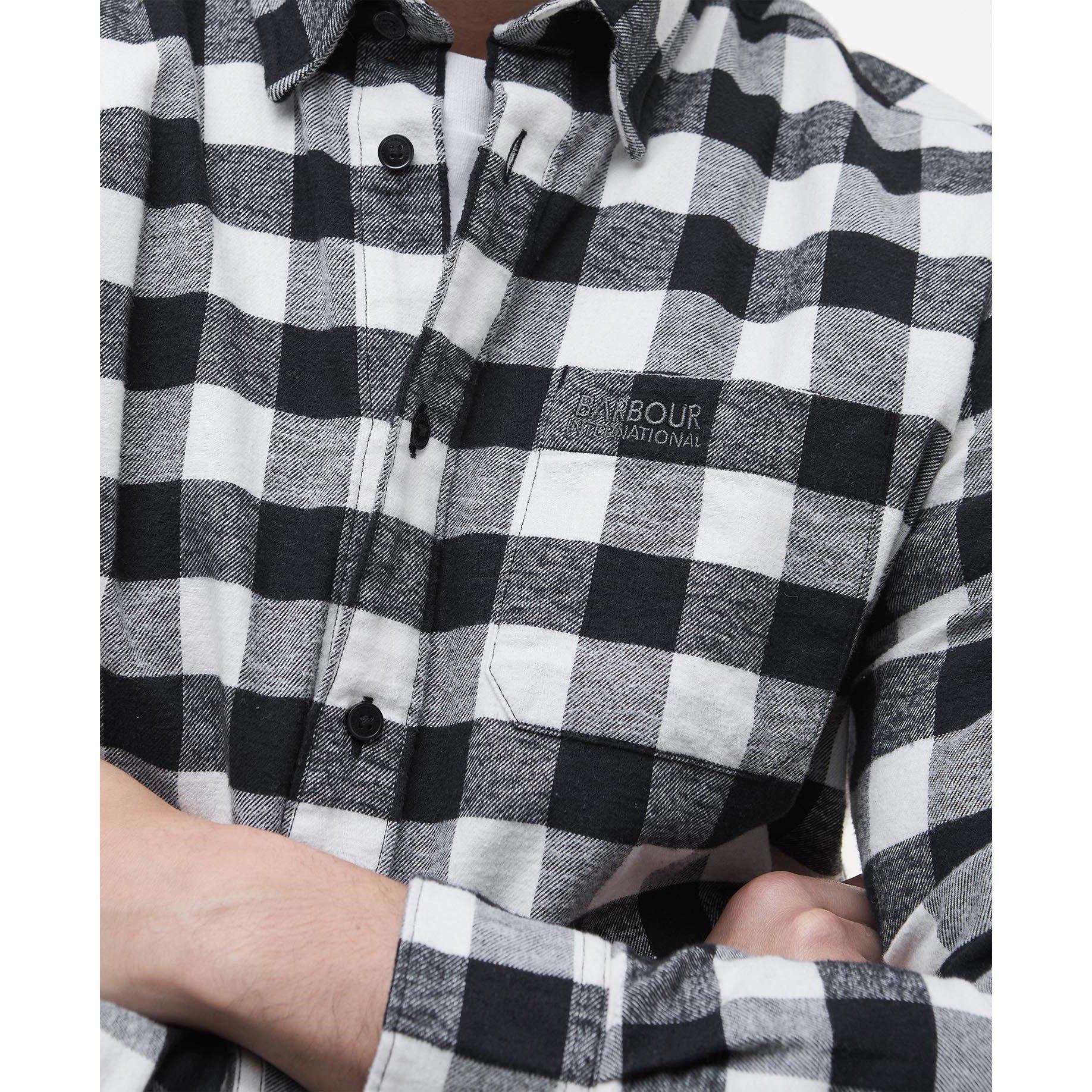 Black BK11 - Barbour International - Blackstreak Check Shirt - 5