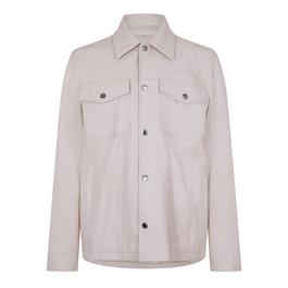 Off White Leather Shirt