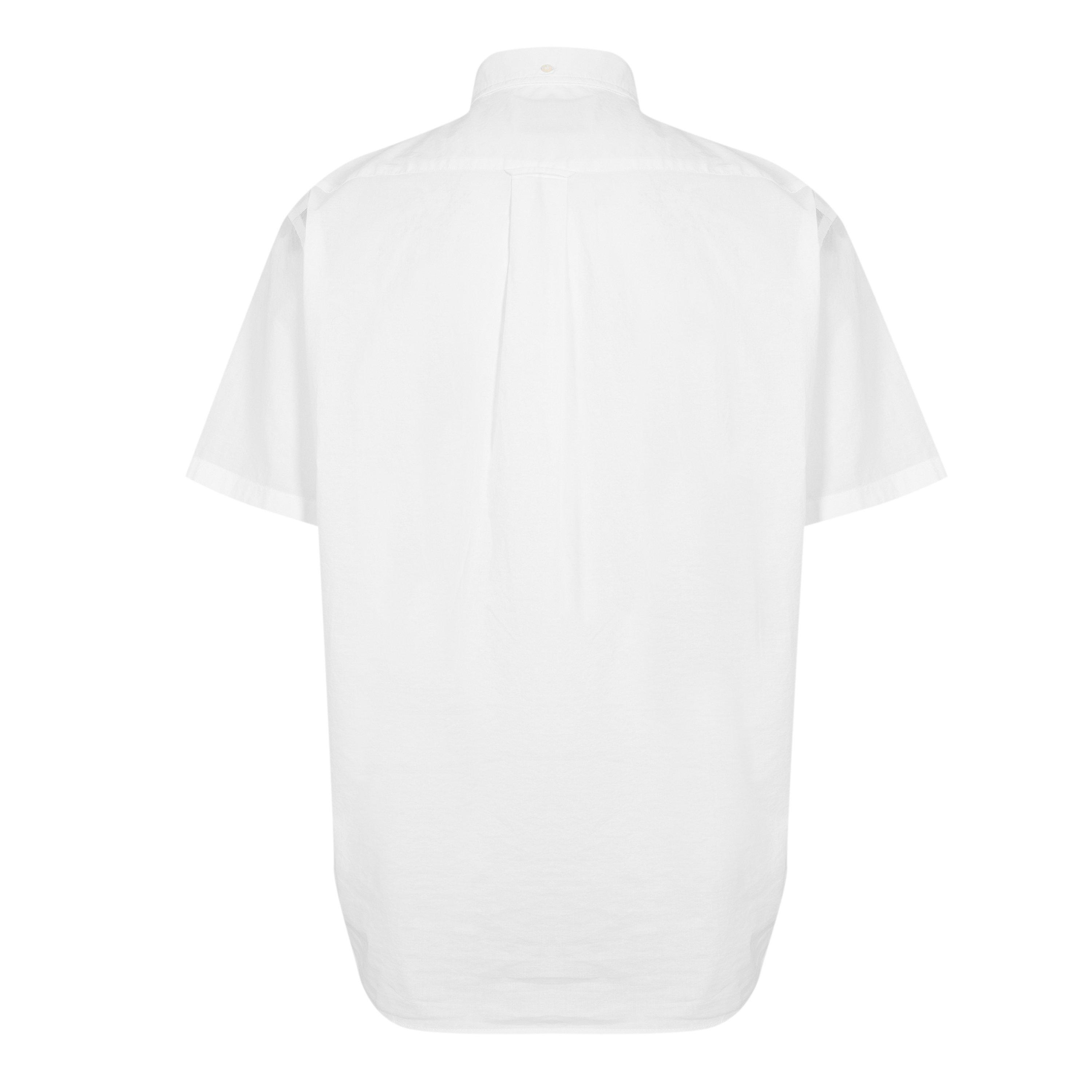 Blanc 110 - Gant - Reg Classic Poplin Ss Shirt Light B - 2