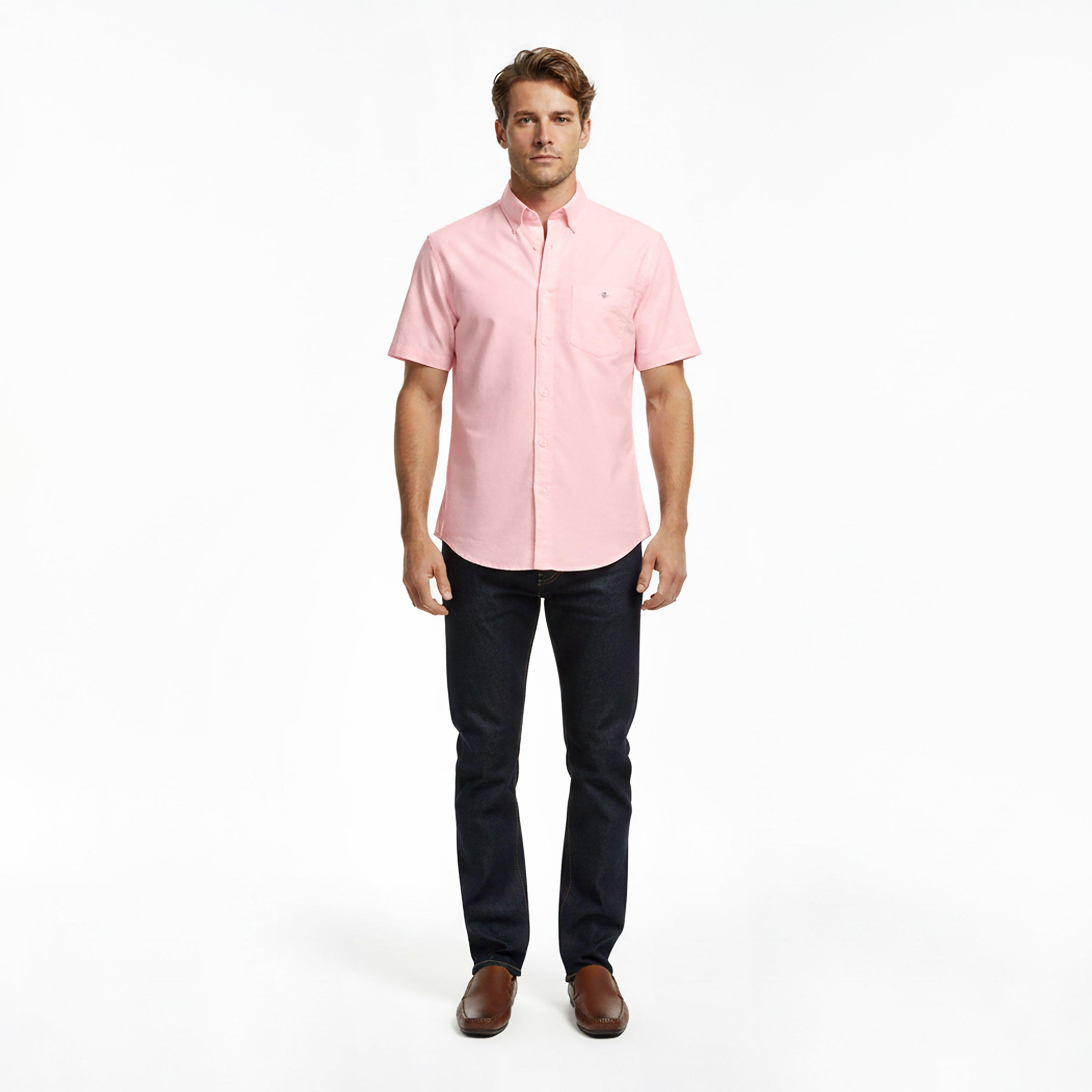 Rose Lavé 666 - Gant - Men's Classic Poplin Short Sleeve Shirt - 5
