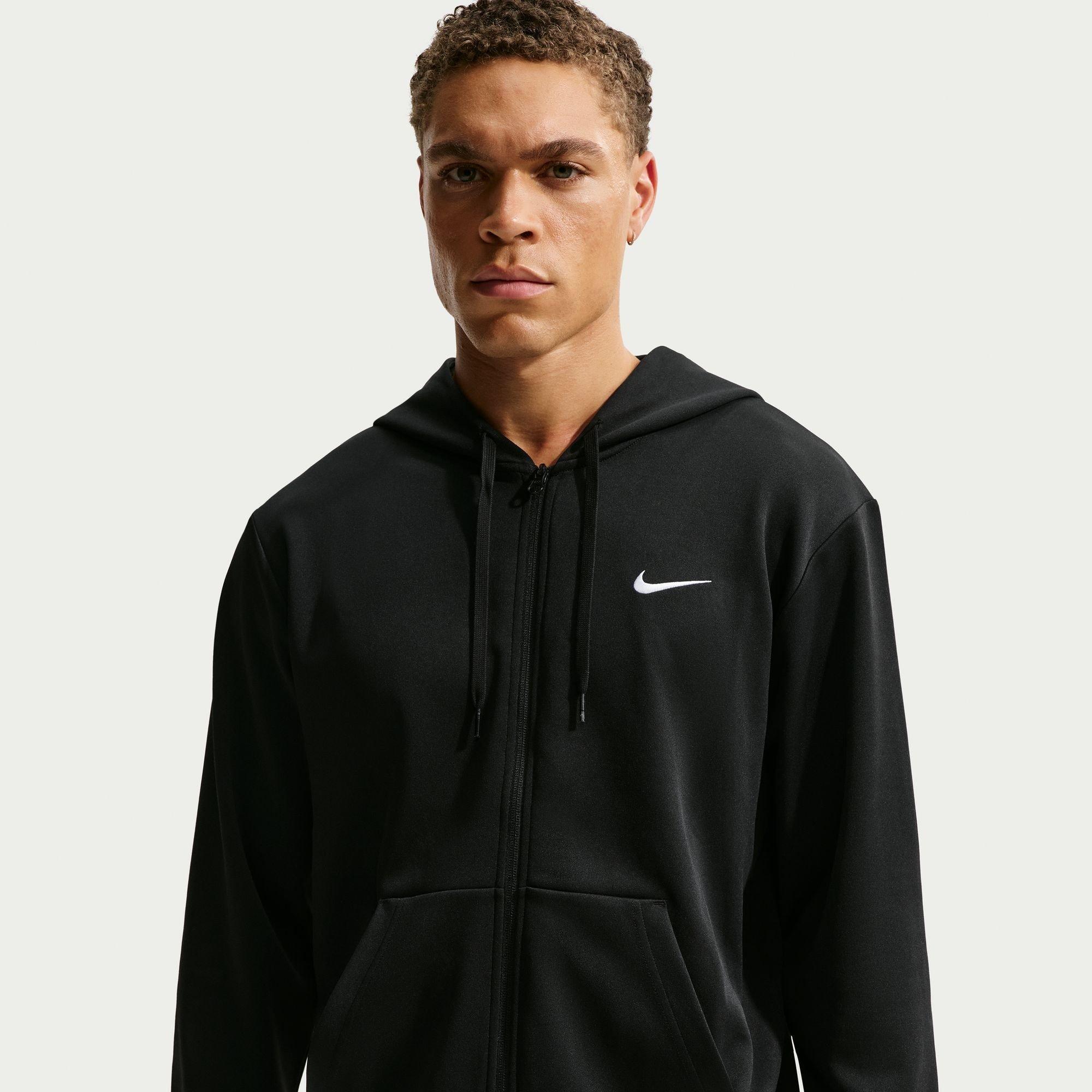 Black/Black - Nike - Men's UV Flex Full Zip Fleece - 1