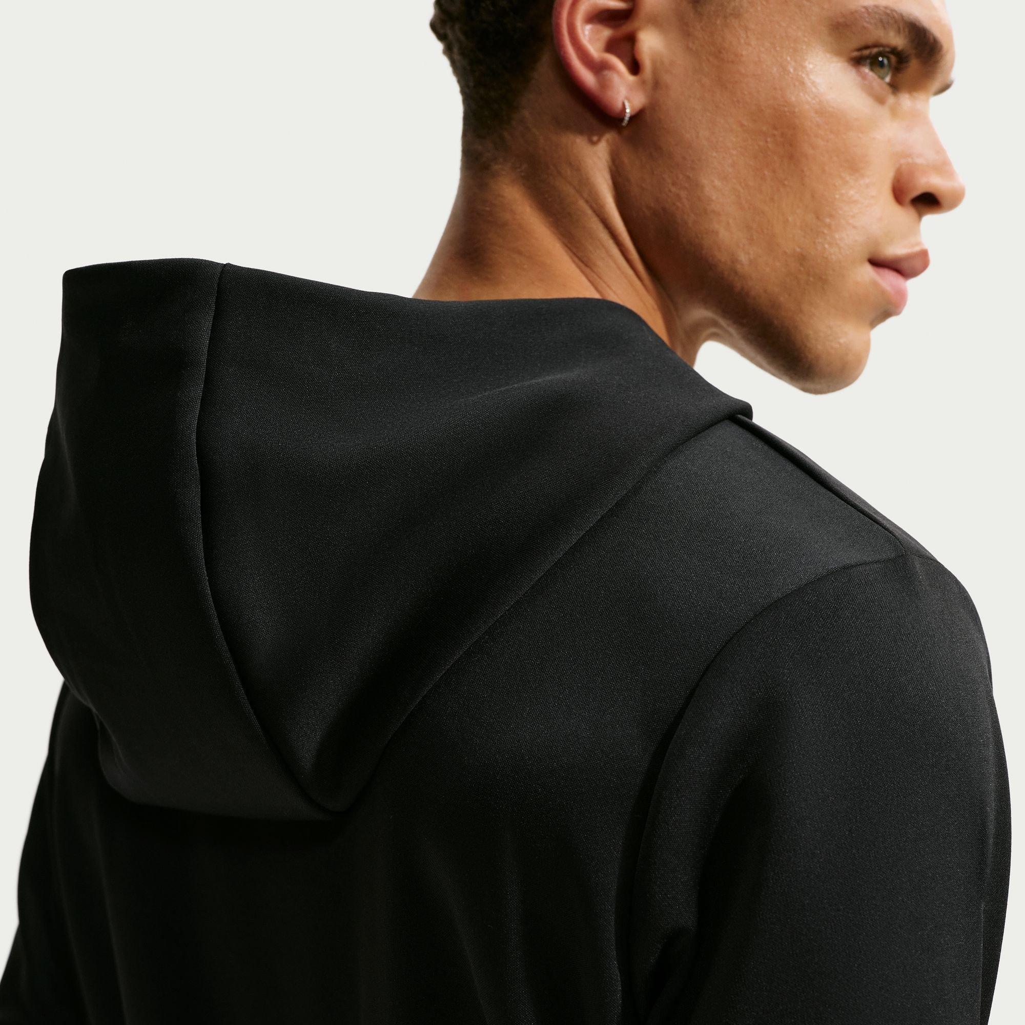 Crno/Crno - Nike - Men's UV Flex Full Zip Fleece - 2
