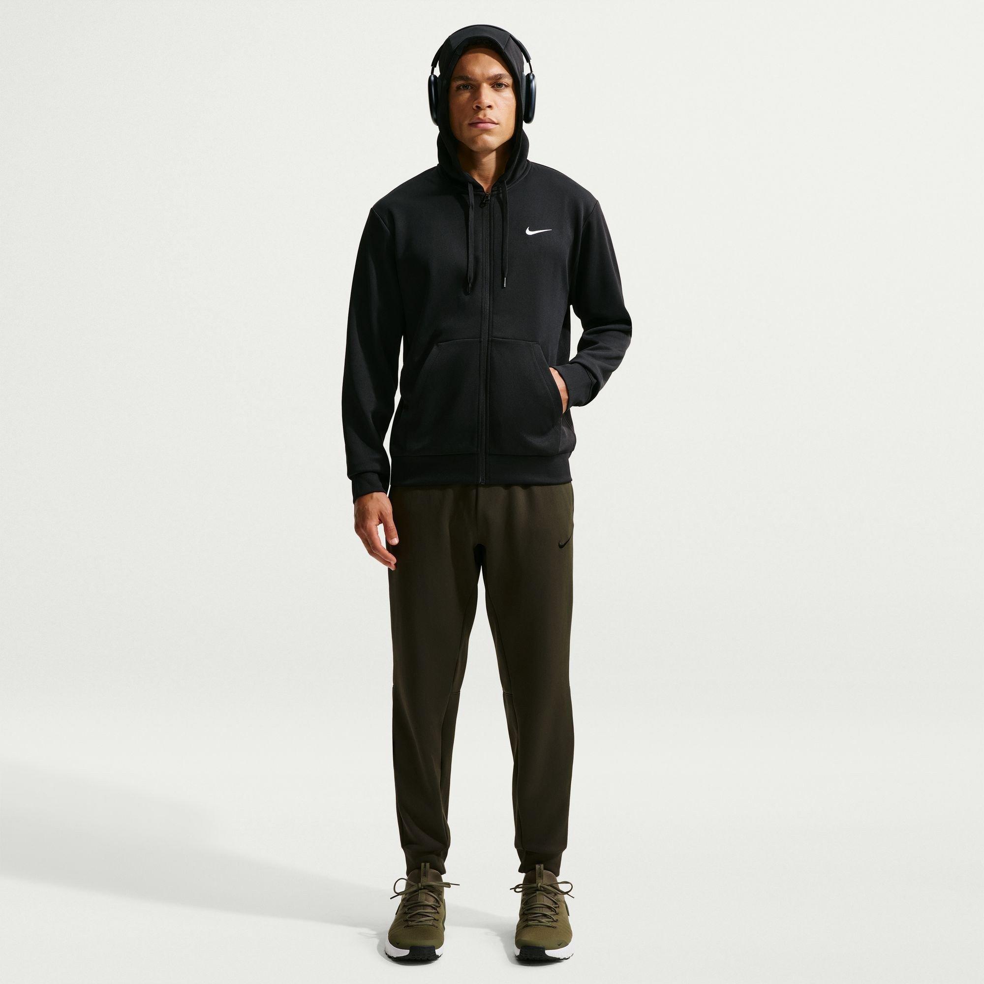 Crno/Crno - Nike - Men's UV Flex Full Zip Fleece - 4