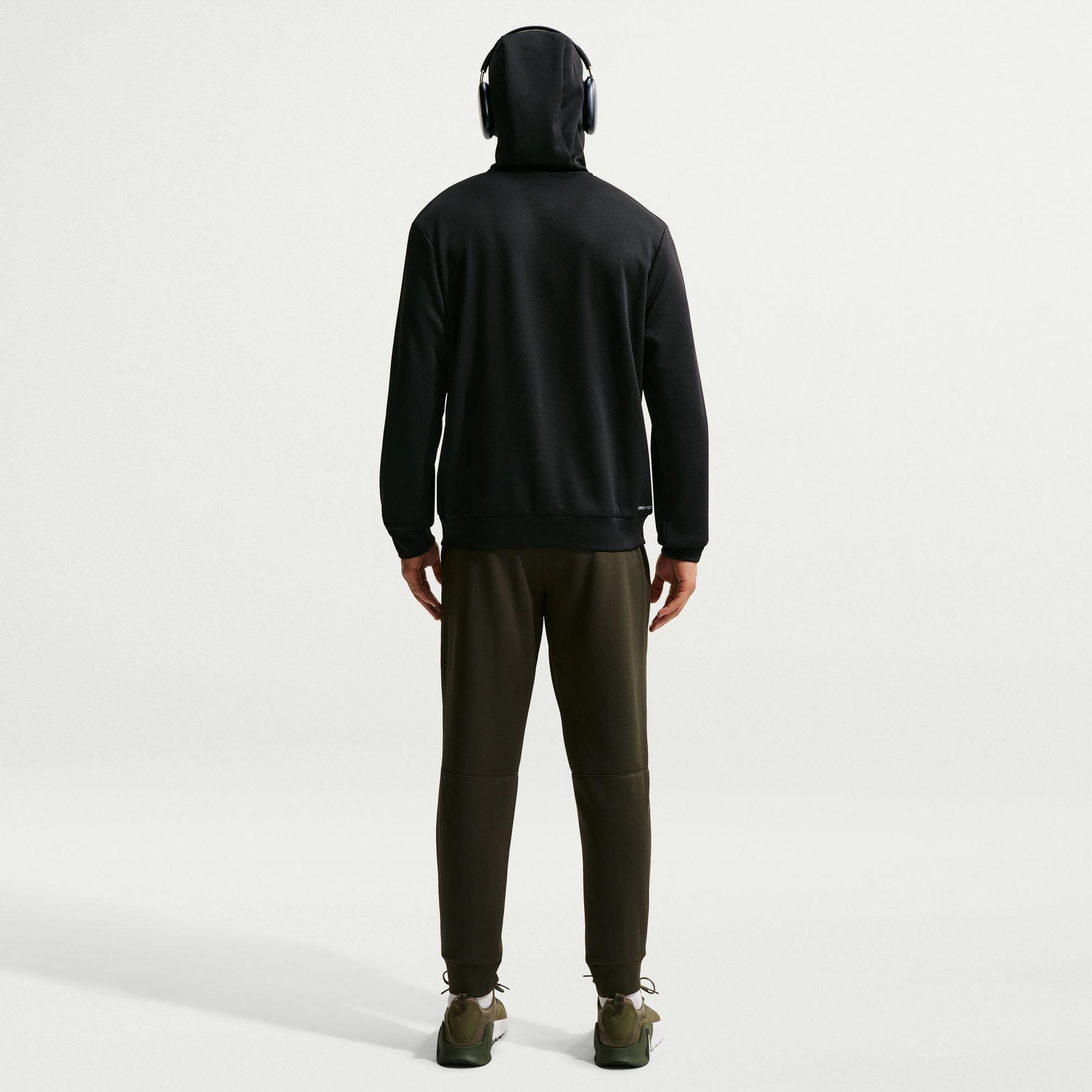 Crno/Crno - Nike - Men's UV Flex Full Zip Fleece - 5
