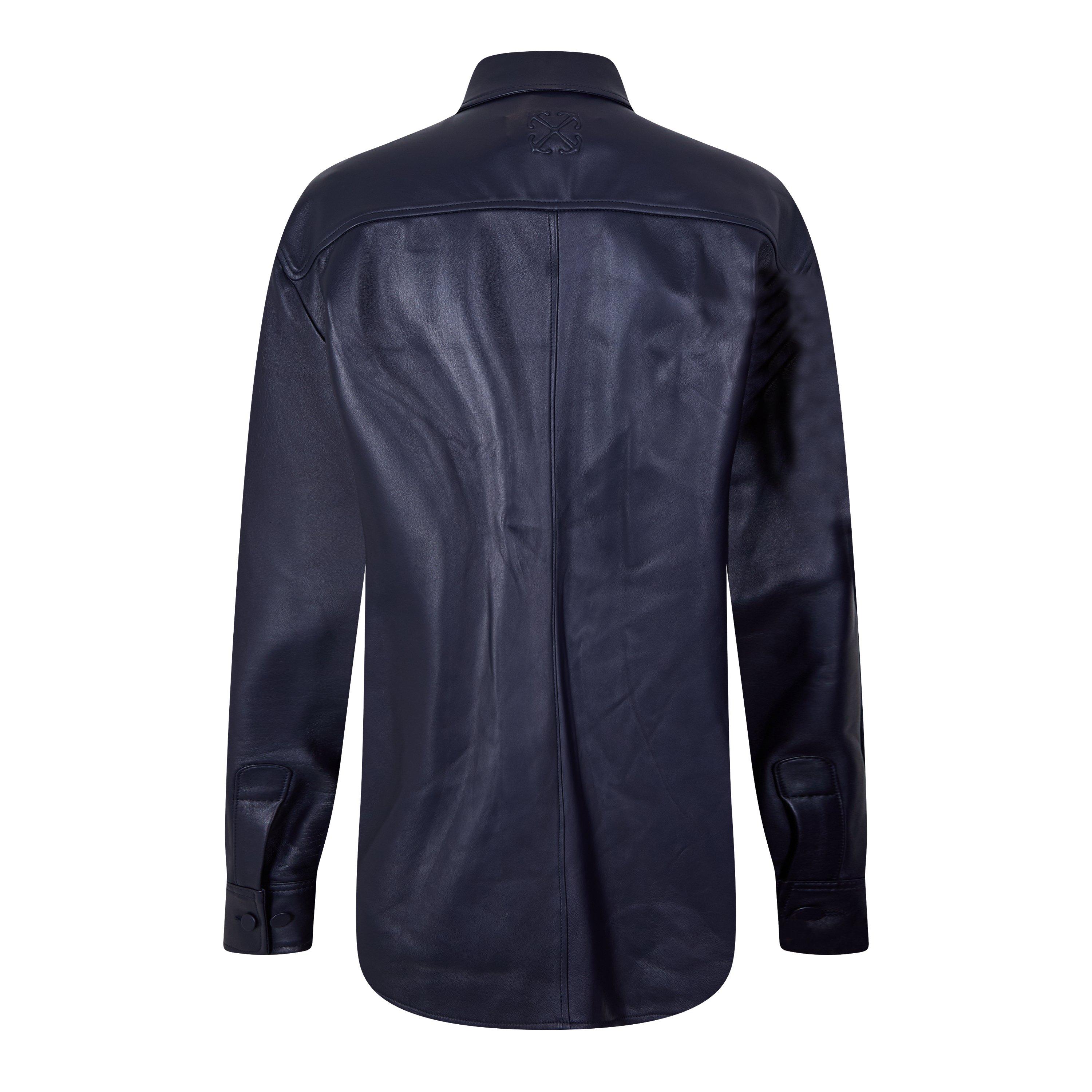 Sierra Leone - Off White - Men's Leather Shirt - 2