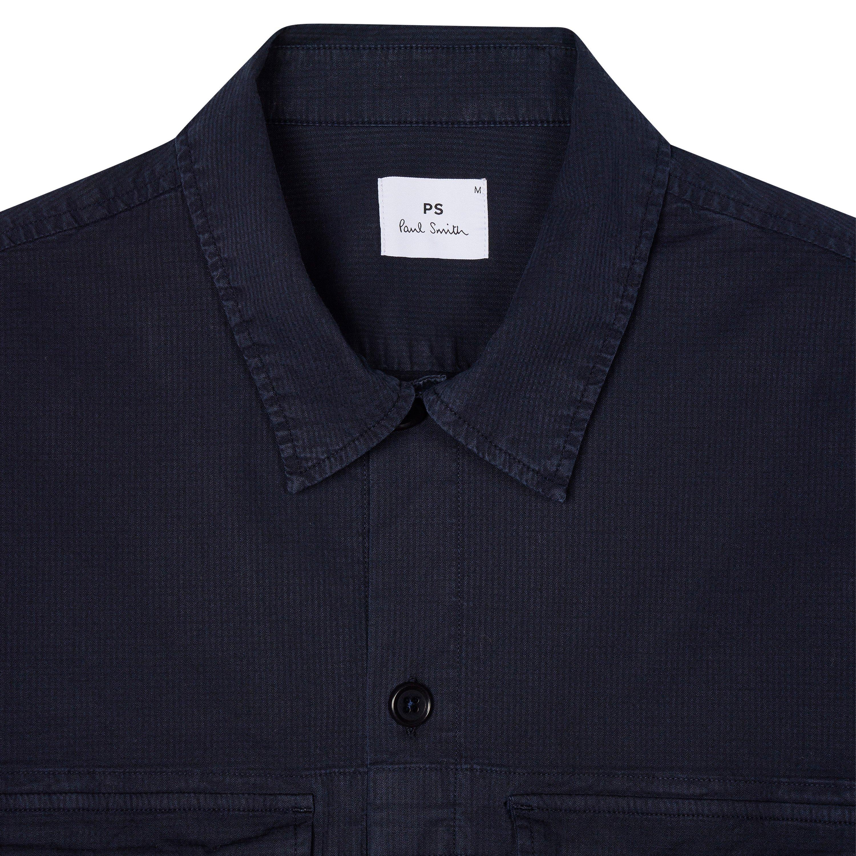 Blue 49 - PS Paul Smith - Men's Utility Long-Sleeve Plain Shirt - 5