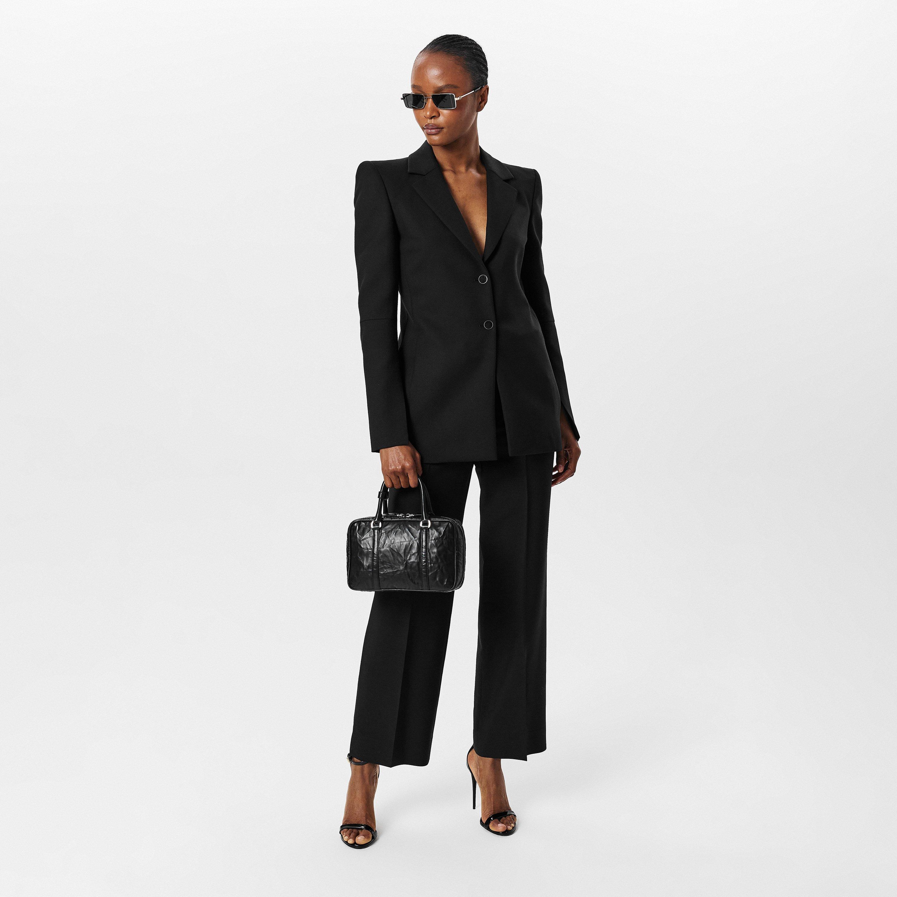 Black - Off White - Women's Suit Jacket - 6