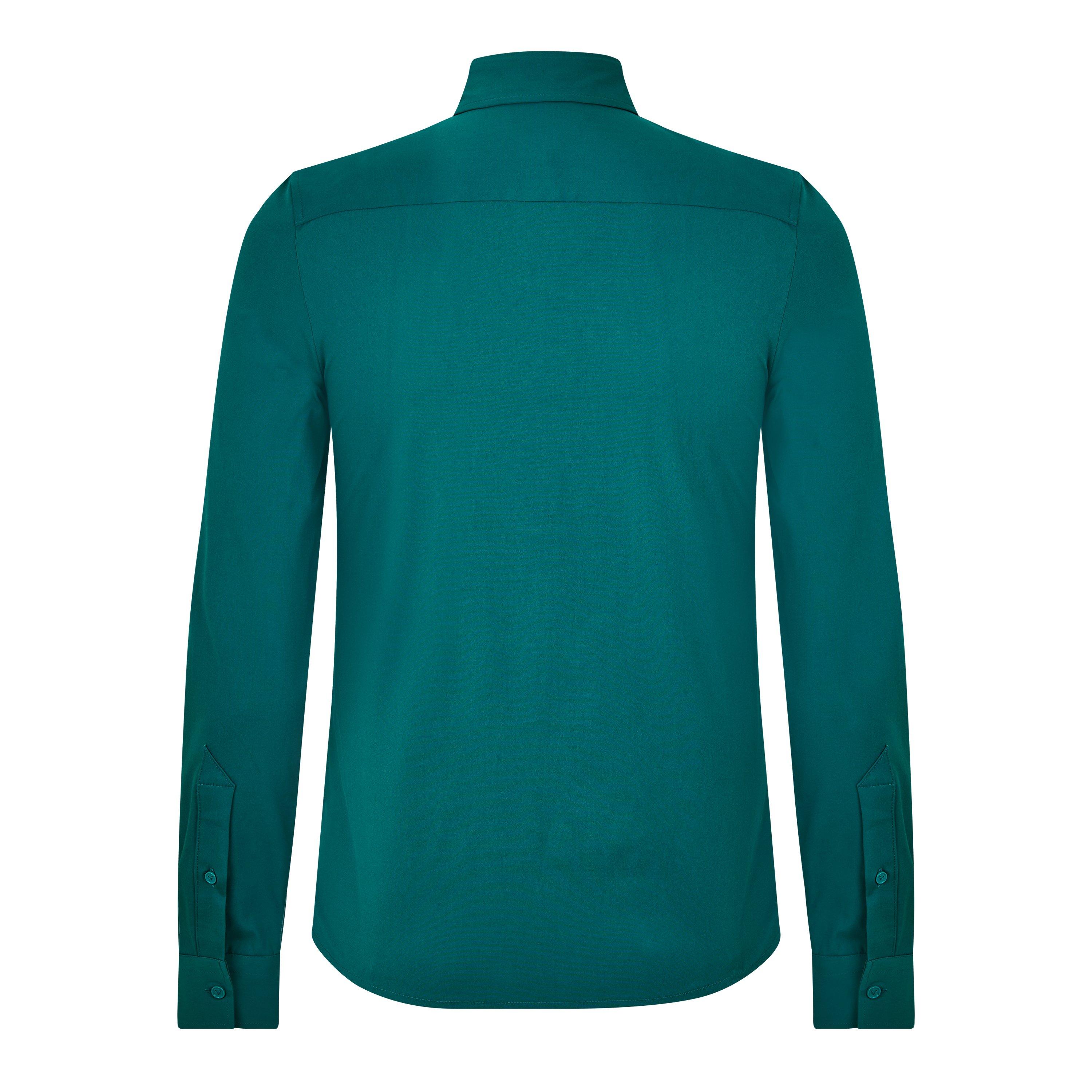 Duck Green - Bottega Veneta - Men's Plain Long-Sleeve Shirt - 2