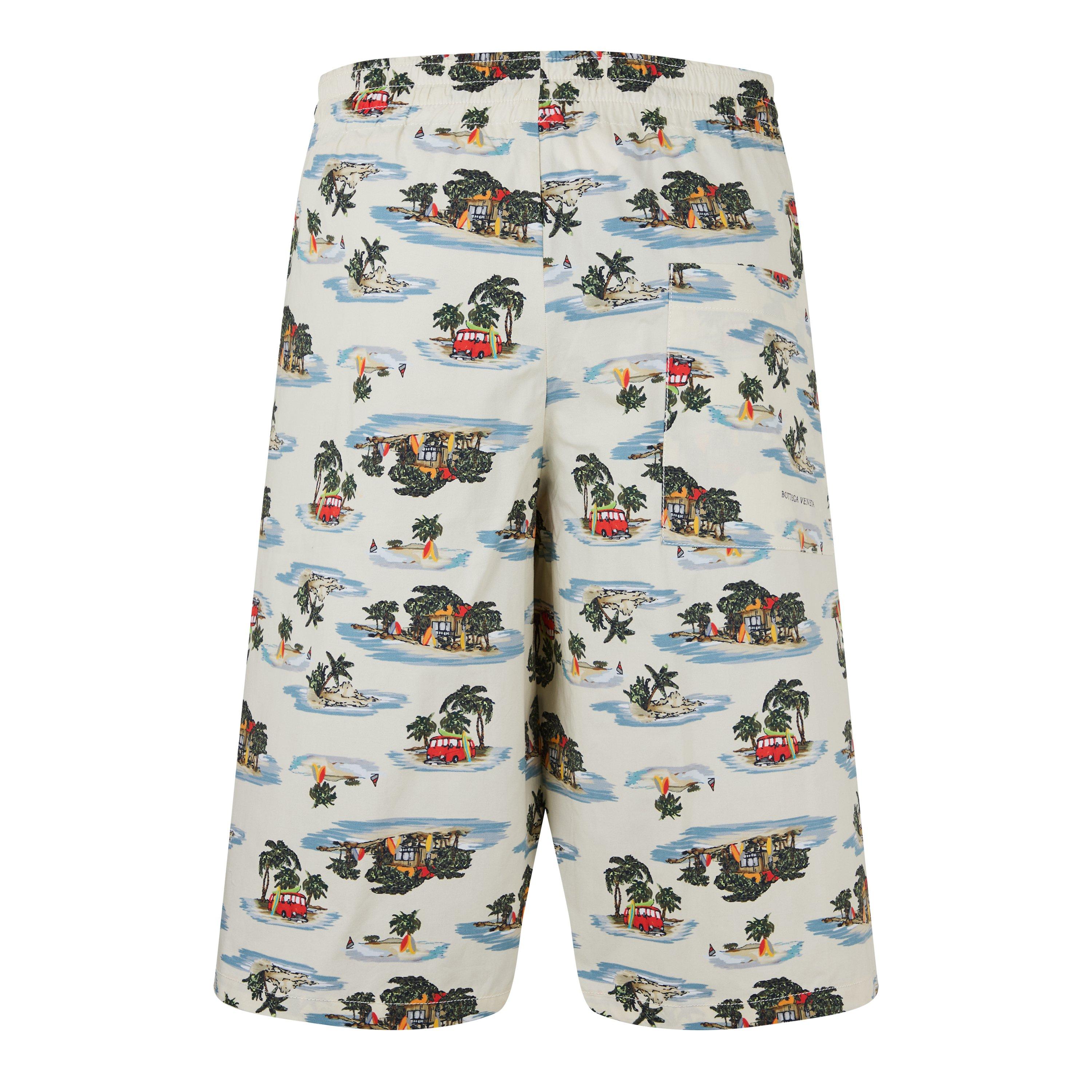 Light Panama - Bottega Veneta - Men's Tailored Shorts, Tailored Design - 2