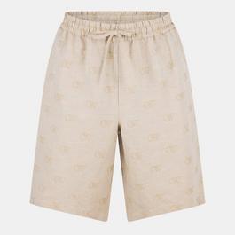 Off White Men's Linen Tailored Shorts