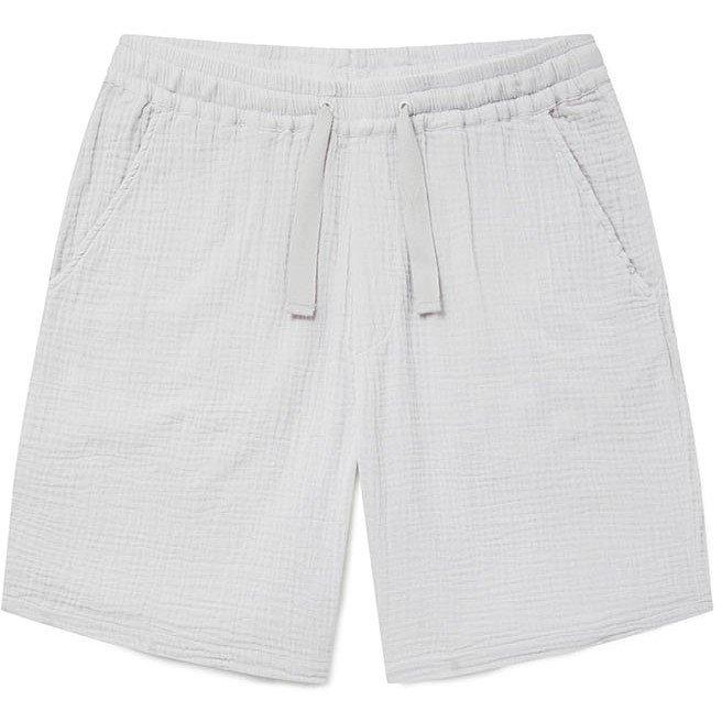 Light Grey 019 - Albam - Men's Crinkle Tailored Shorts - 1