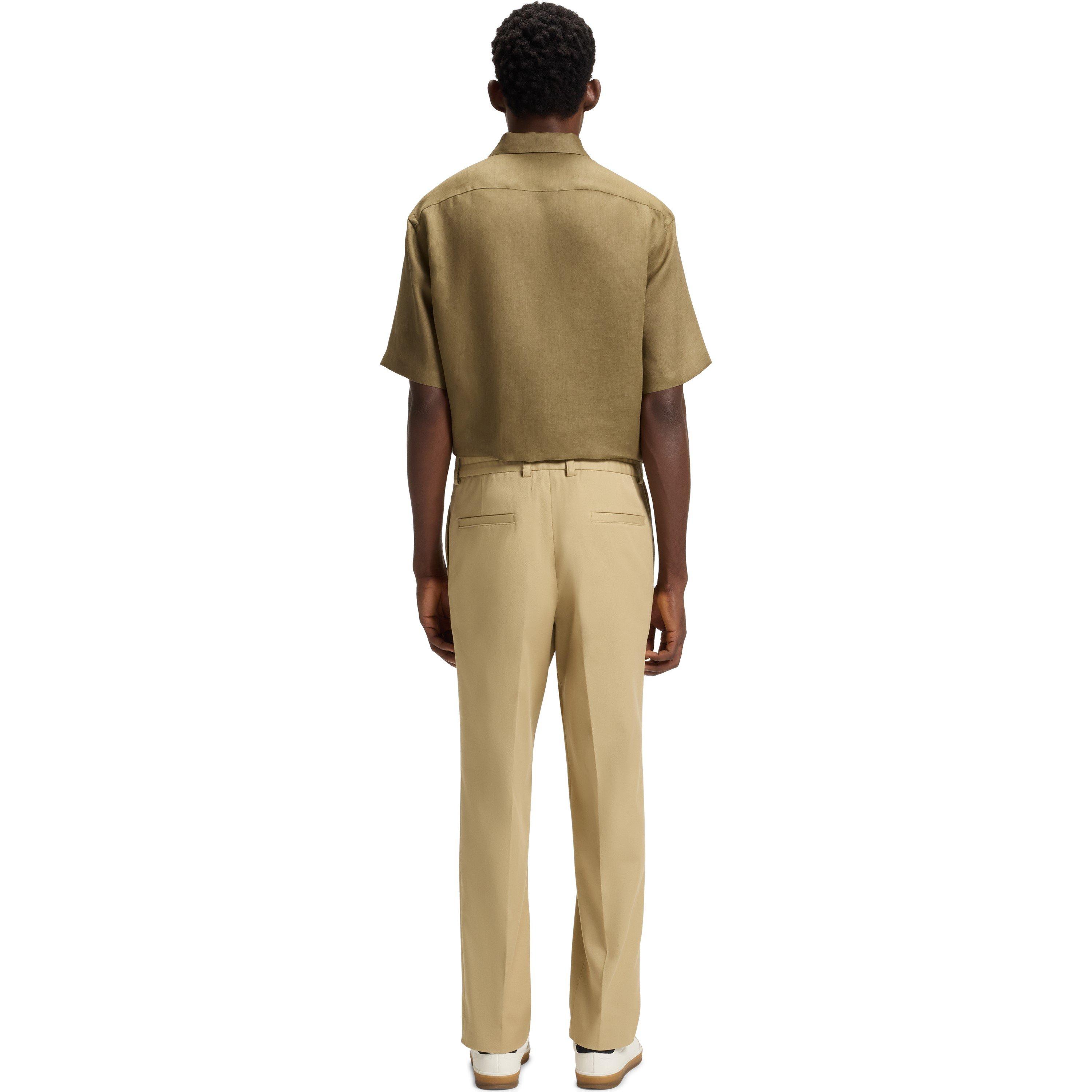 Green 316 - Boss - Men's Double Breasted Cesar Shirt, Luxurious Lightweight - 3