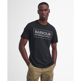 Barbour International Essential Large Logo T Shirt