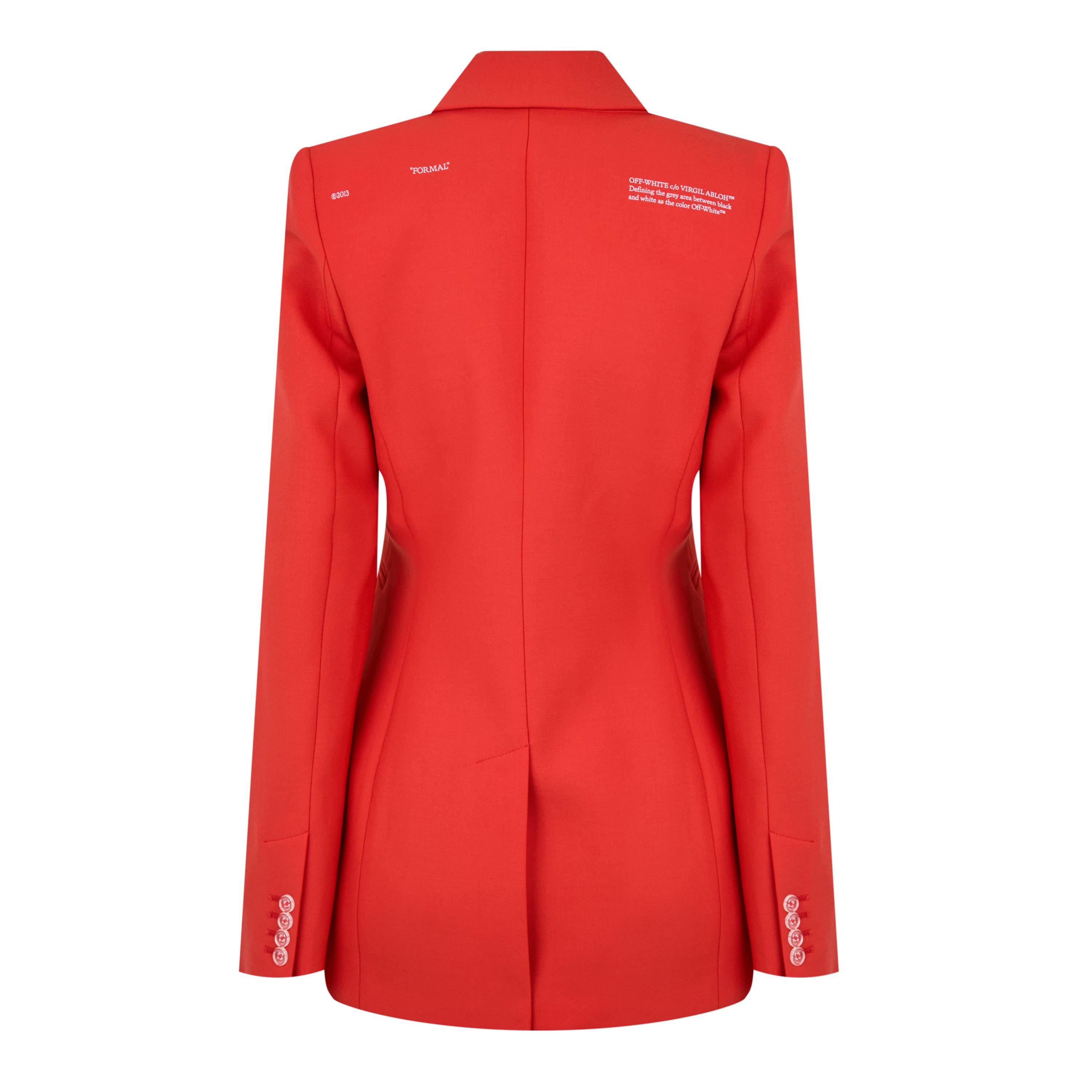 Rouge/Blanc - Off White - Women's Suit Jacket - 2