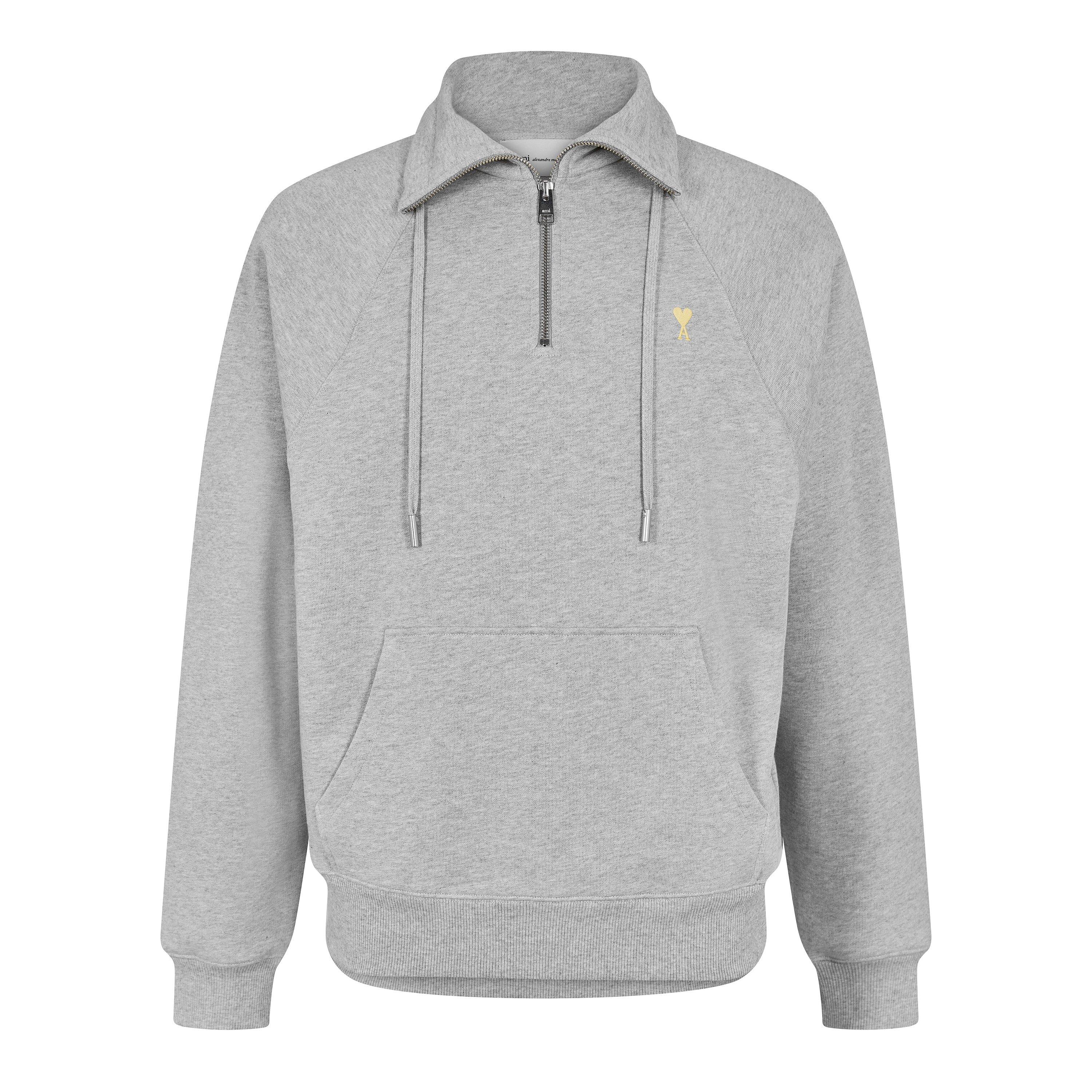 Ami Paris Men's 1/4 Zip Fleece | Flannels