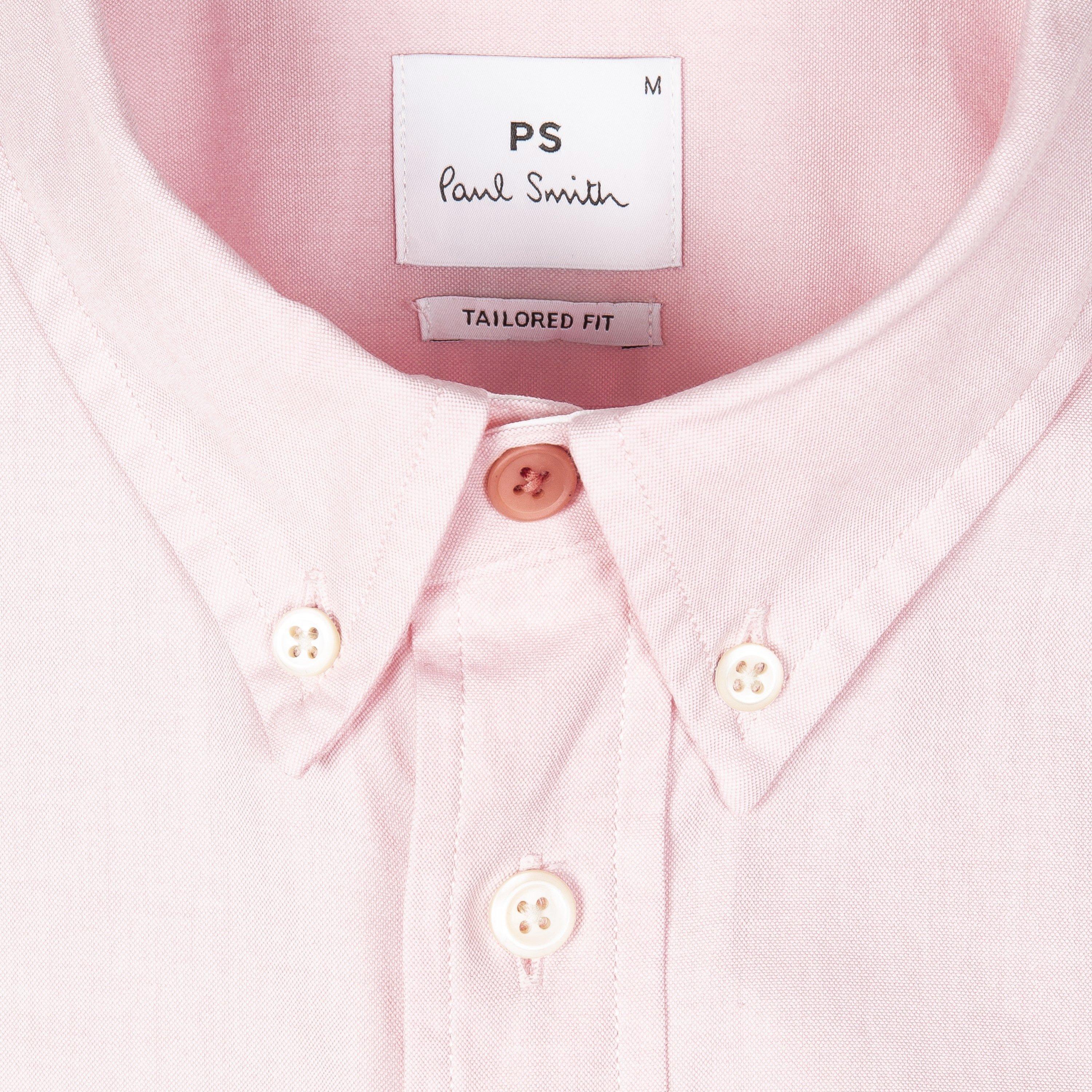 Pink 20 - PS Paul Smith - Men's Short-Sleeve Plain Shirt - 6