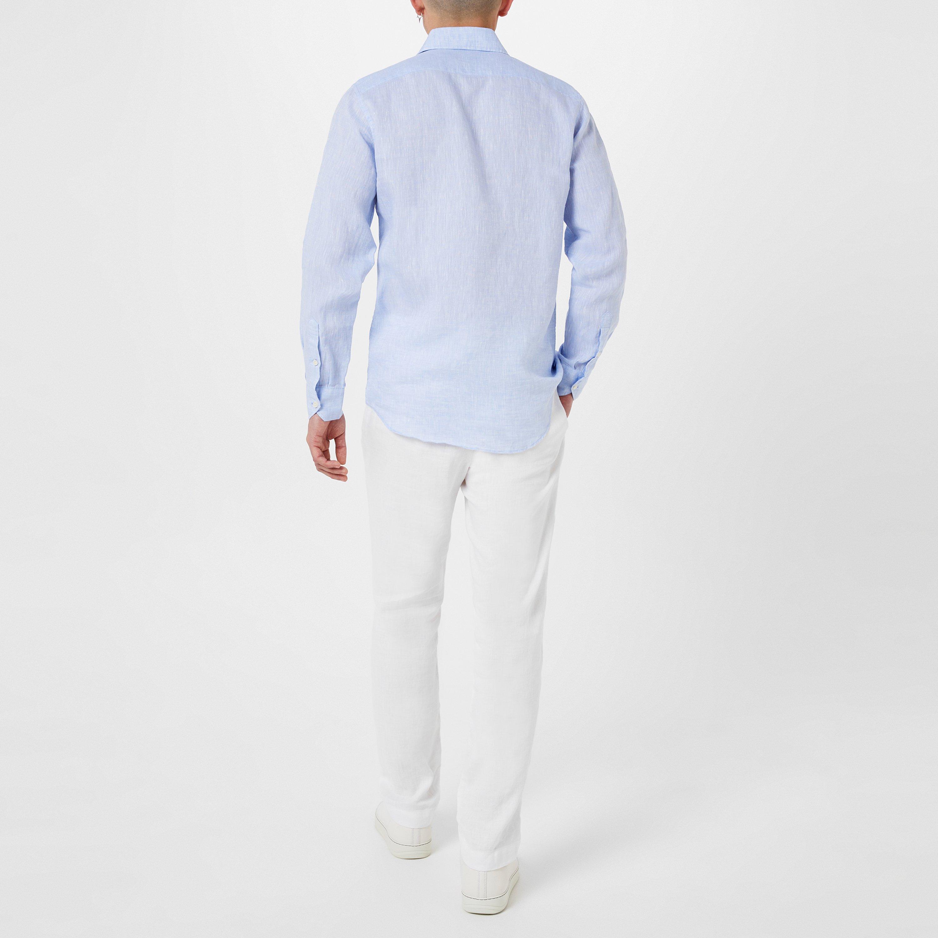 Baby Blue - Frescobol Carioca - Linen Shirt - 3