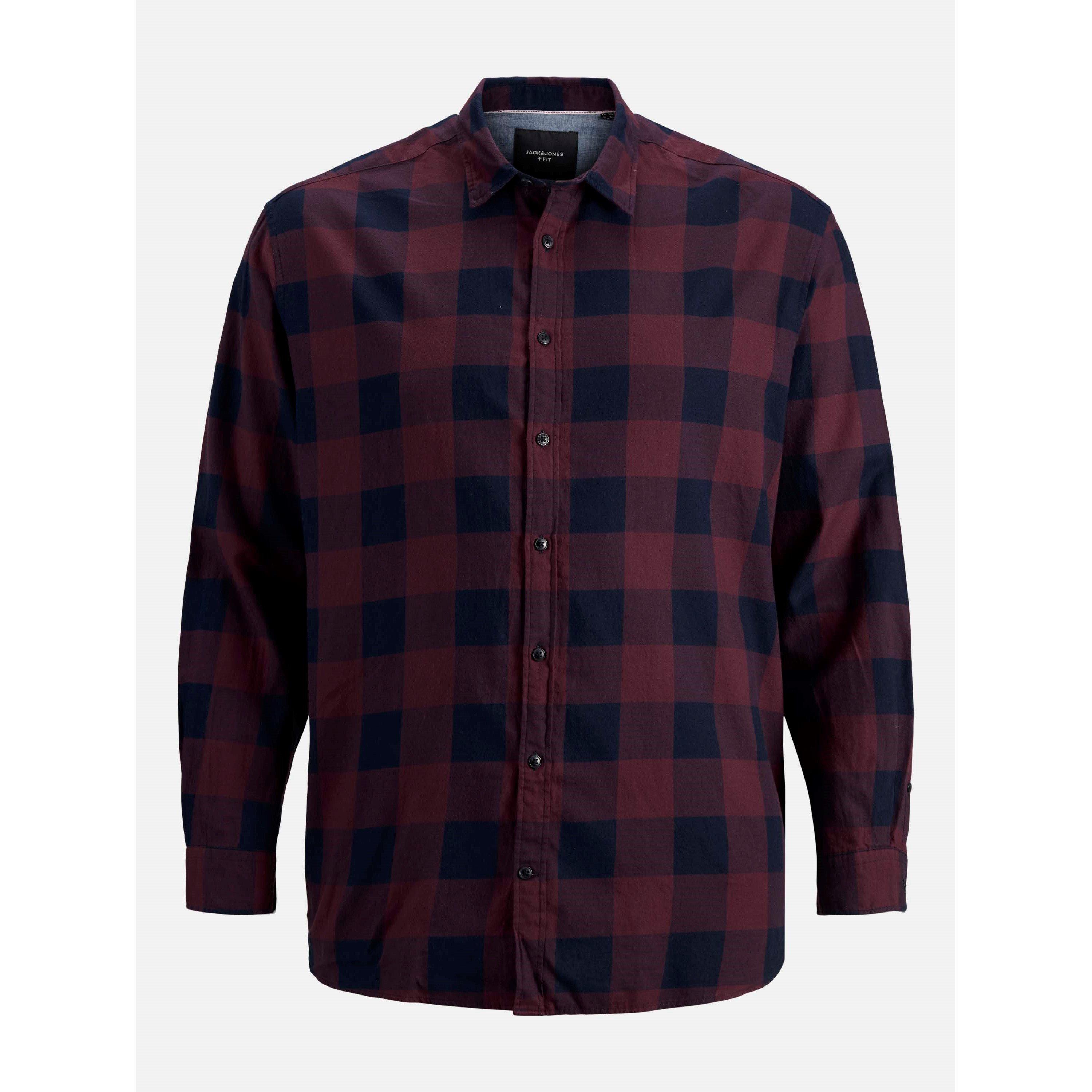 Jack And Jones Men's Jack + Gingham Twill Sn63 - Port Royale - 3XL