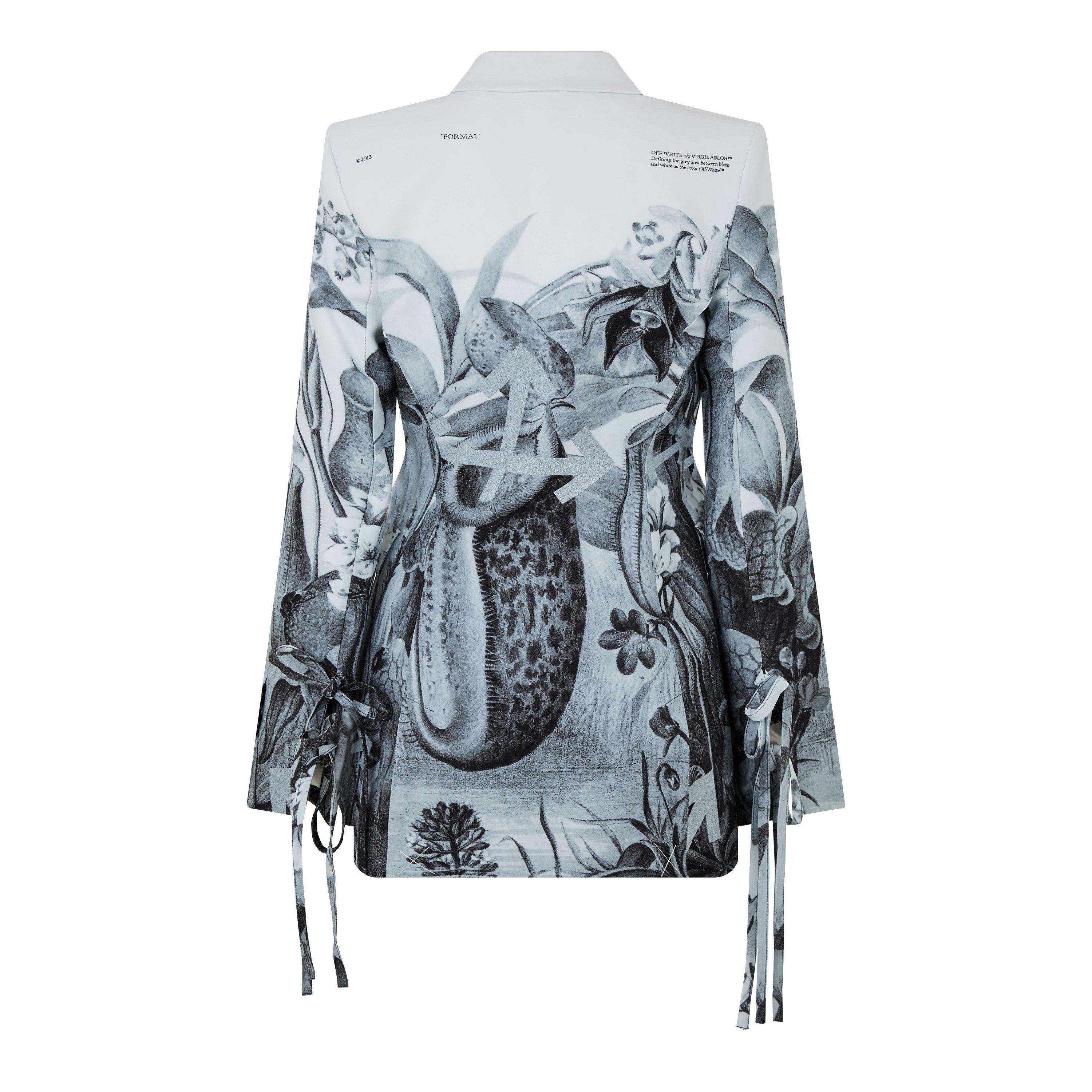 White/Black - Off White - Women's Suit Jacket - 2