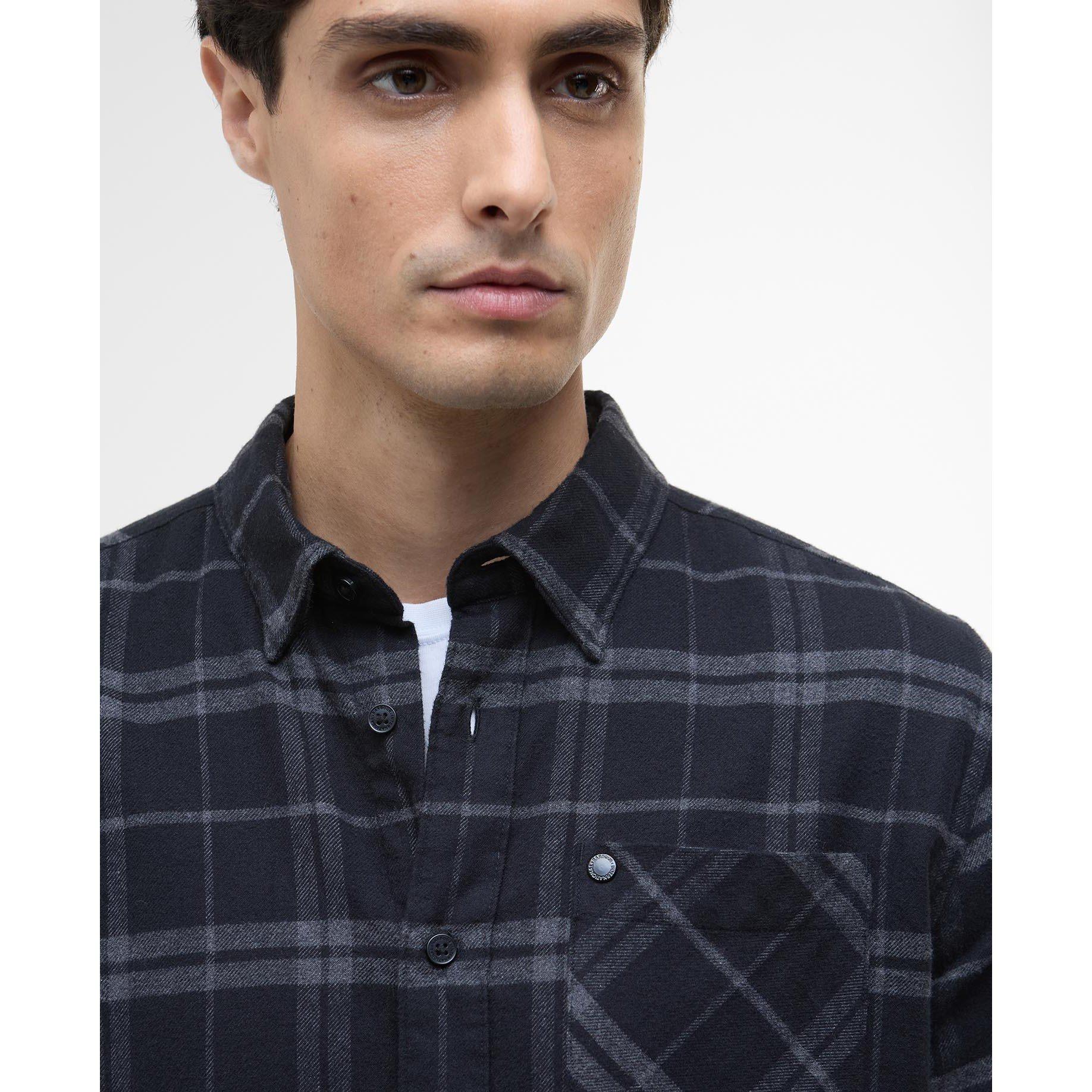 Black BK11 - Barbour International - Mens Haynes Shirt - 4