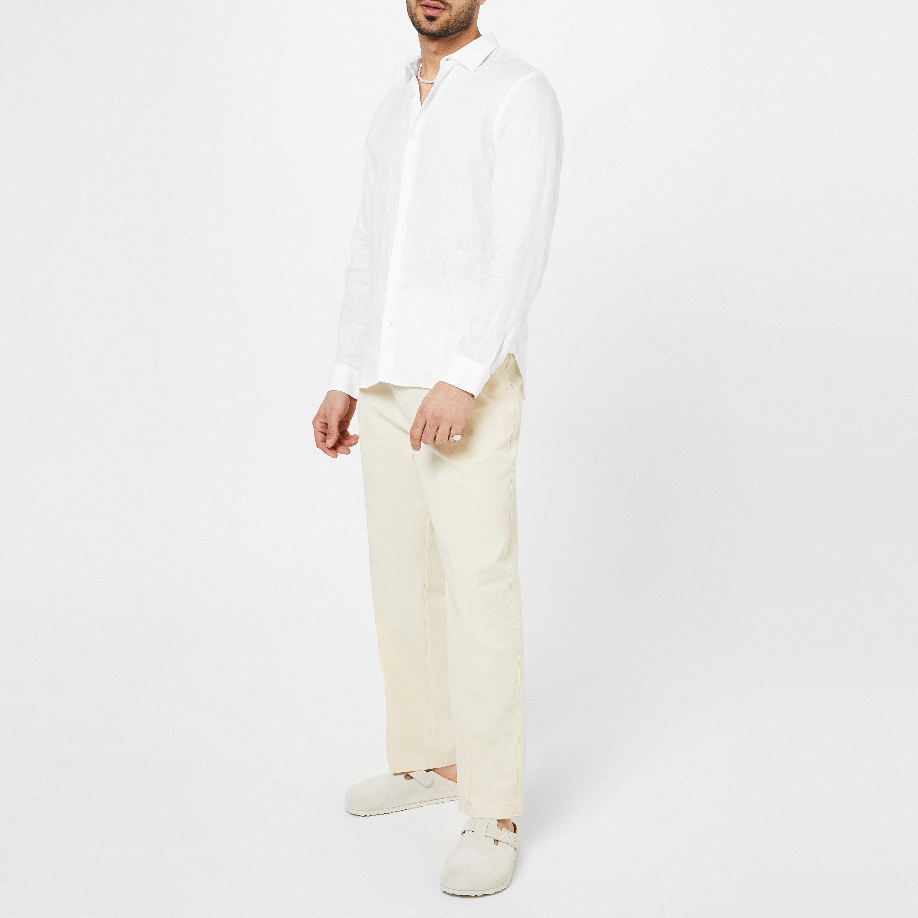 White - Orlebar Brown - Giles Tailored Shirt - 2
