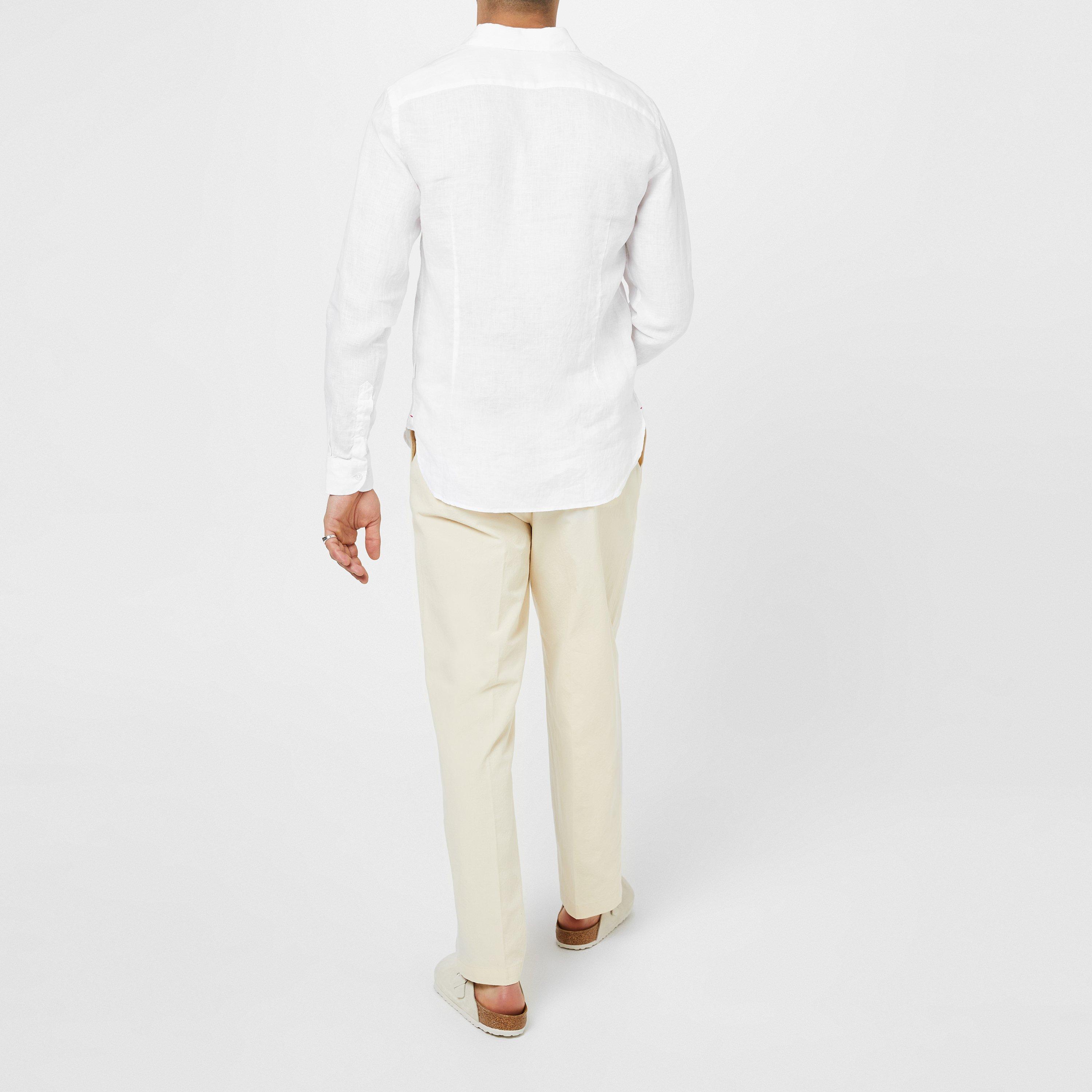 White - Orlebar Brown - Giles Tailored Shirt - 3
