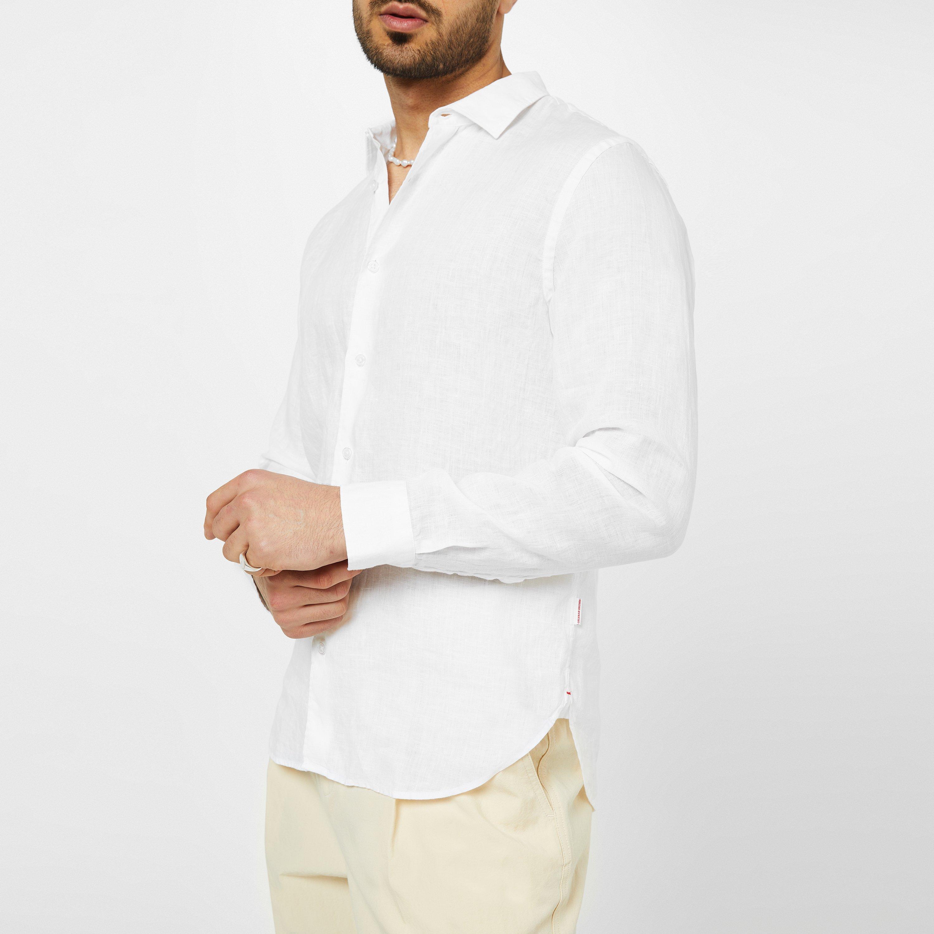 White - Orlebar Brown - Giles Tailored Shirt - 4