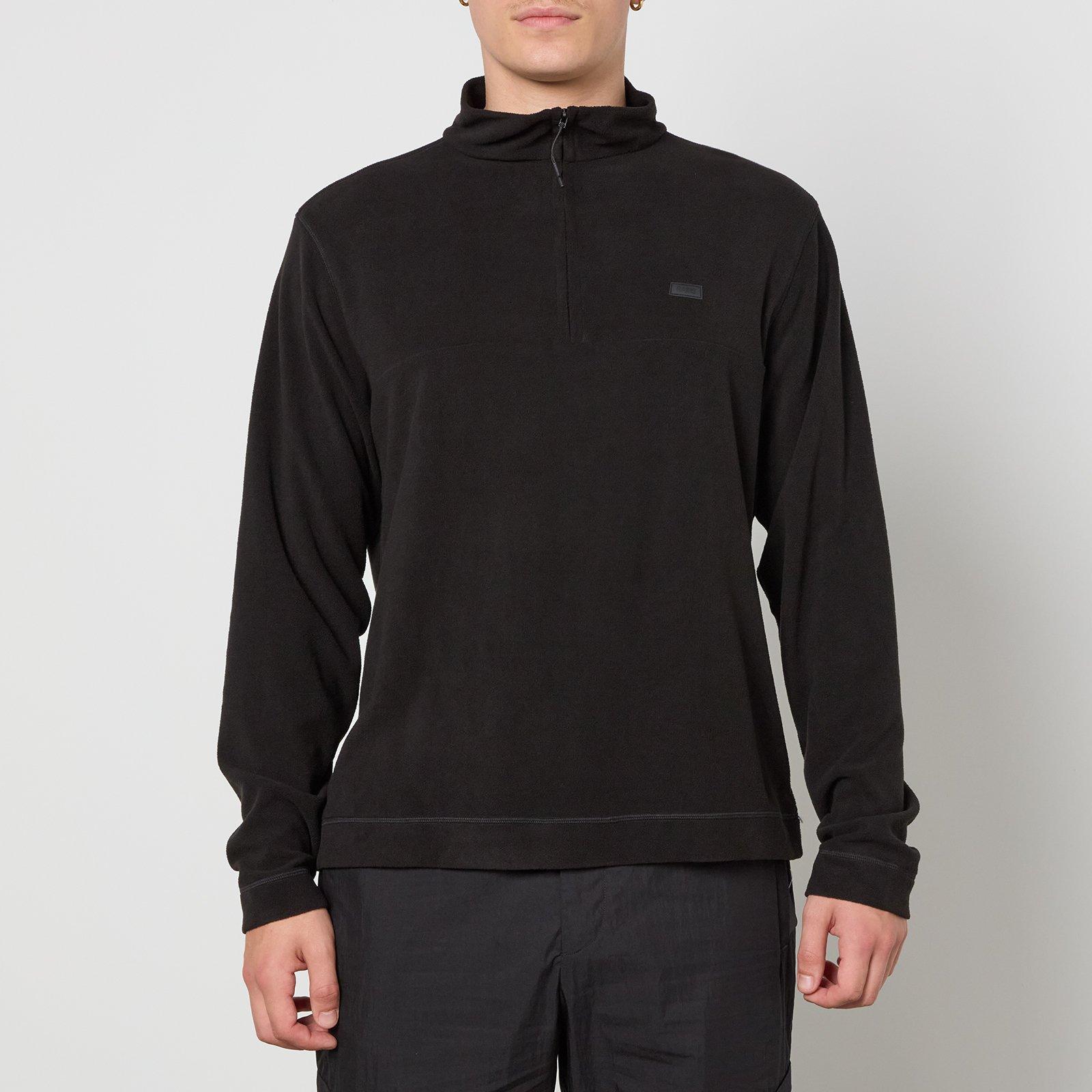 Black - Rains - Men's Quarter Zip Fleece - 1