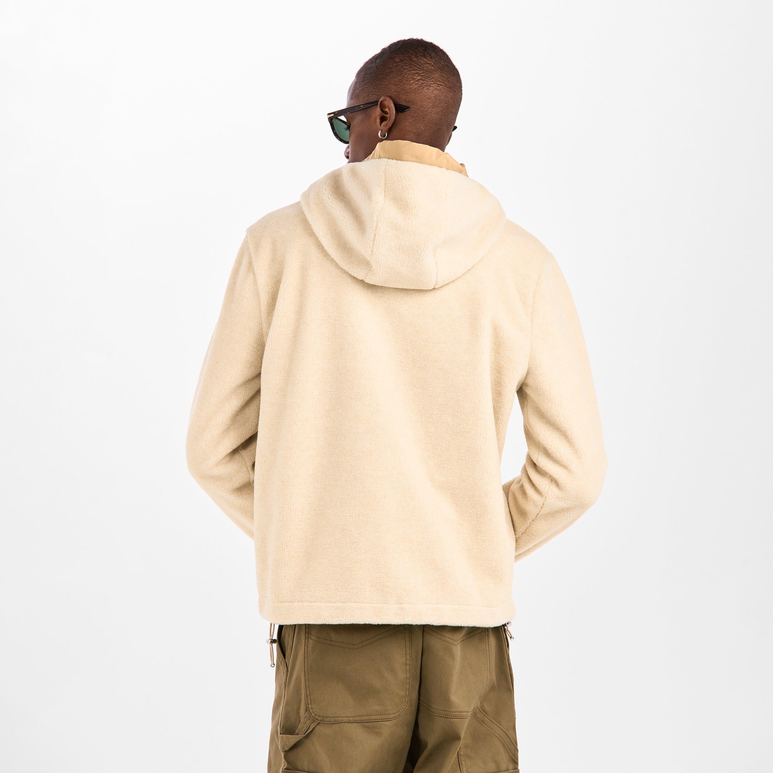 Beige 200 - Moncler - Men's Ted Hood Full Zip Fleece - 4
