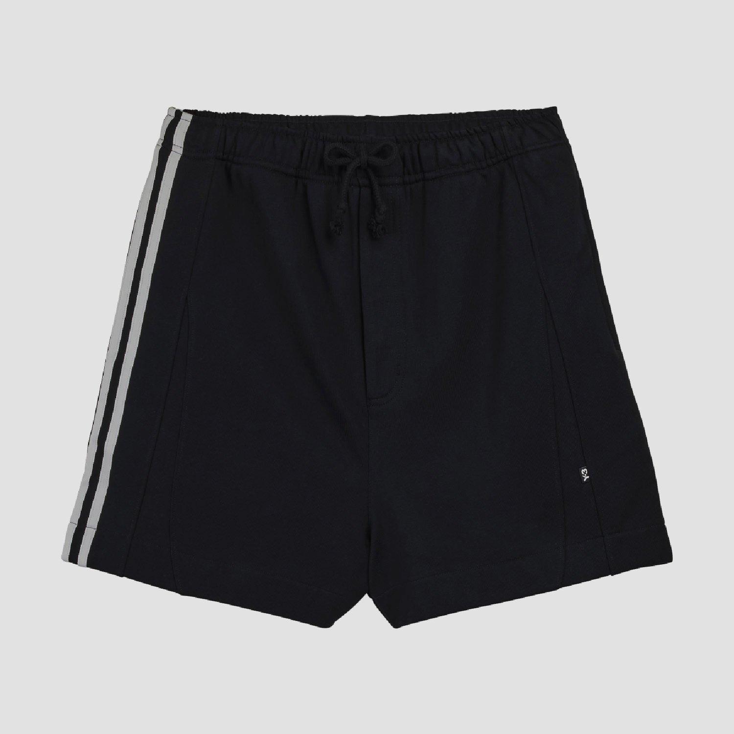 Black - Y3 - Men's French Terry Cutline Shorts - 1