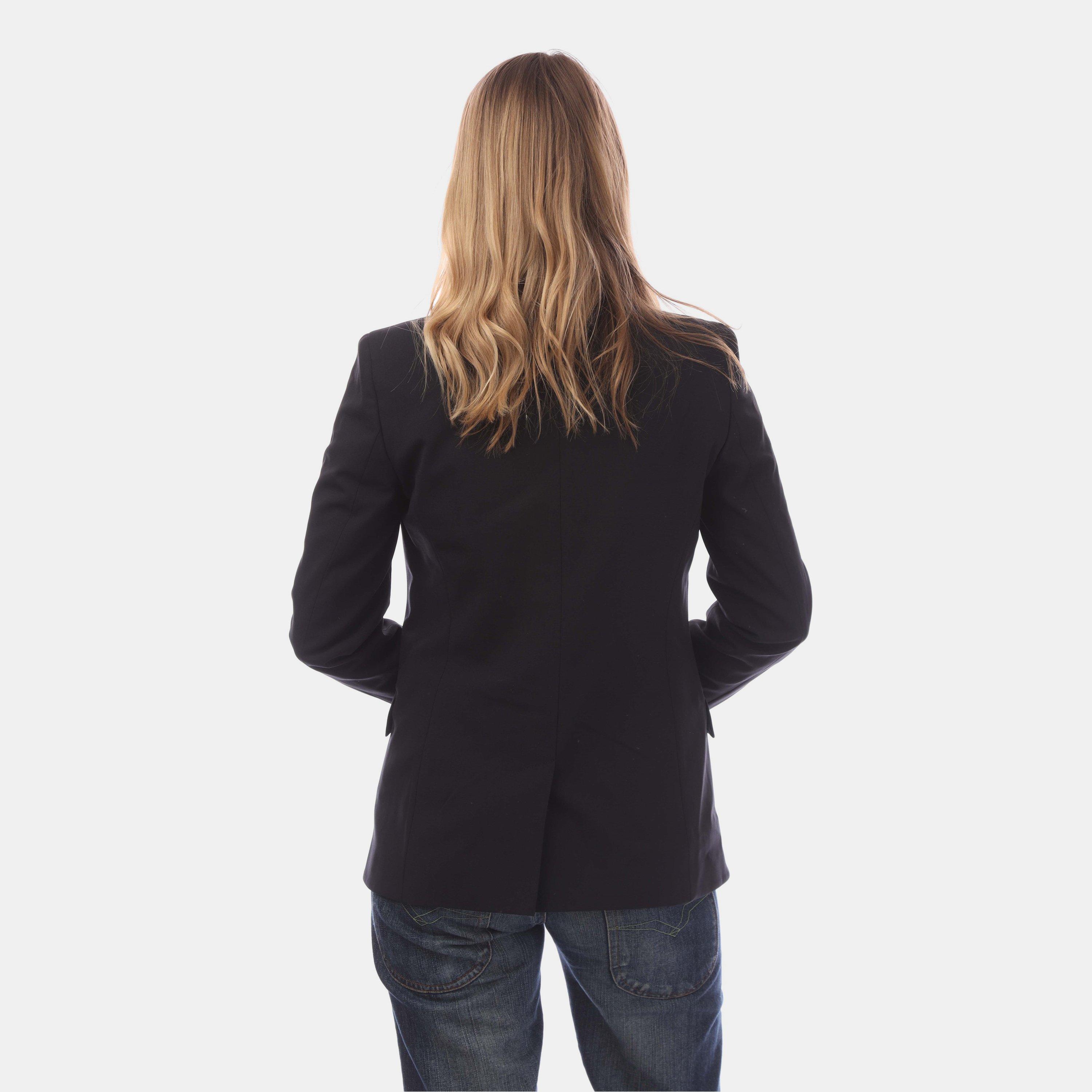Dark Blue - Hugo - Women's Atana Single Button Suit Jacket - 2