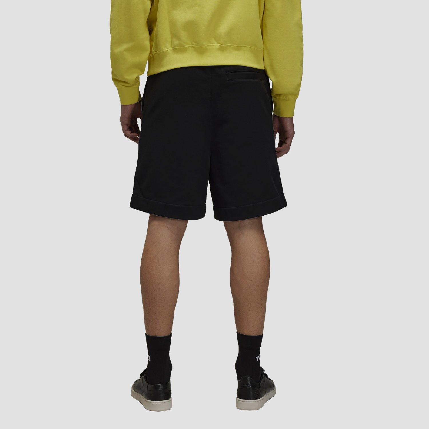 Black - Y3 - Men's French Terry Tailored Shorts - 3