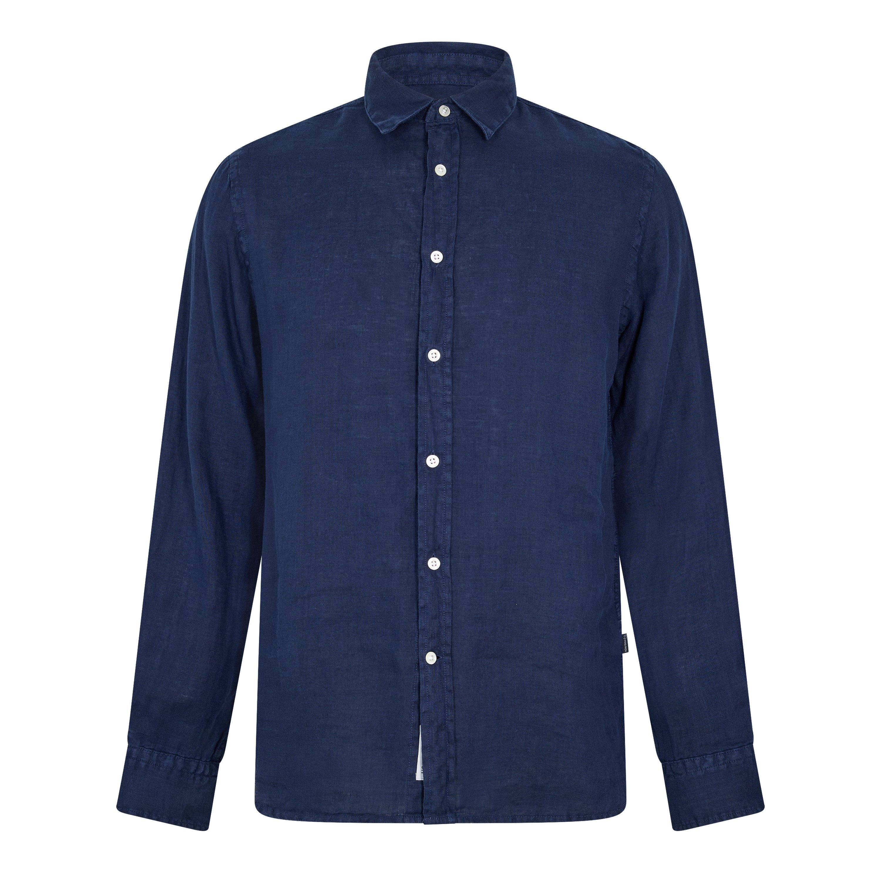 Woolrich Men's Wool Linen Shirt - Dream Blue - X Large