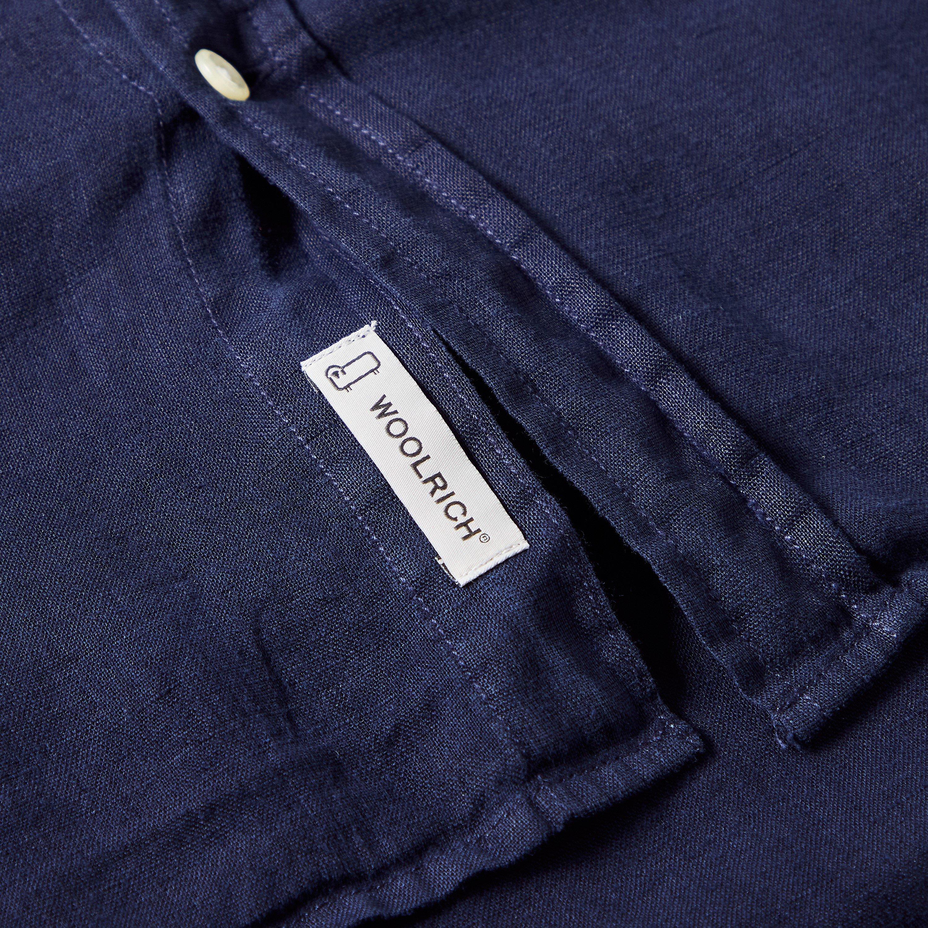 Dream Blue - Woolrich - Wool Linen Shirt Sn99 - 3